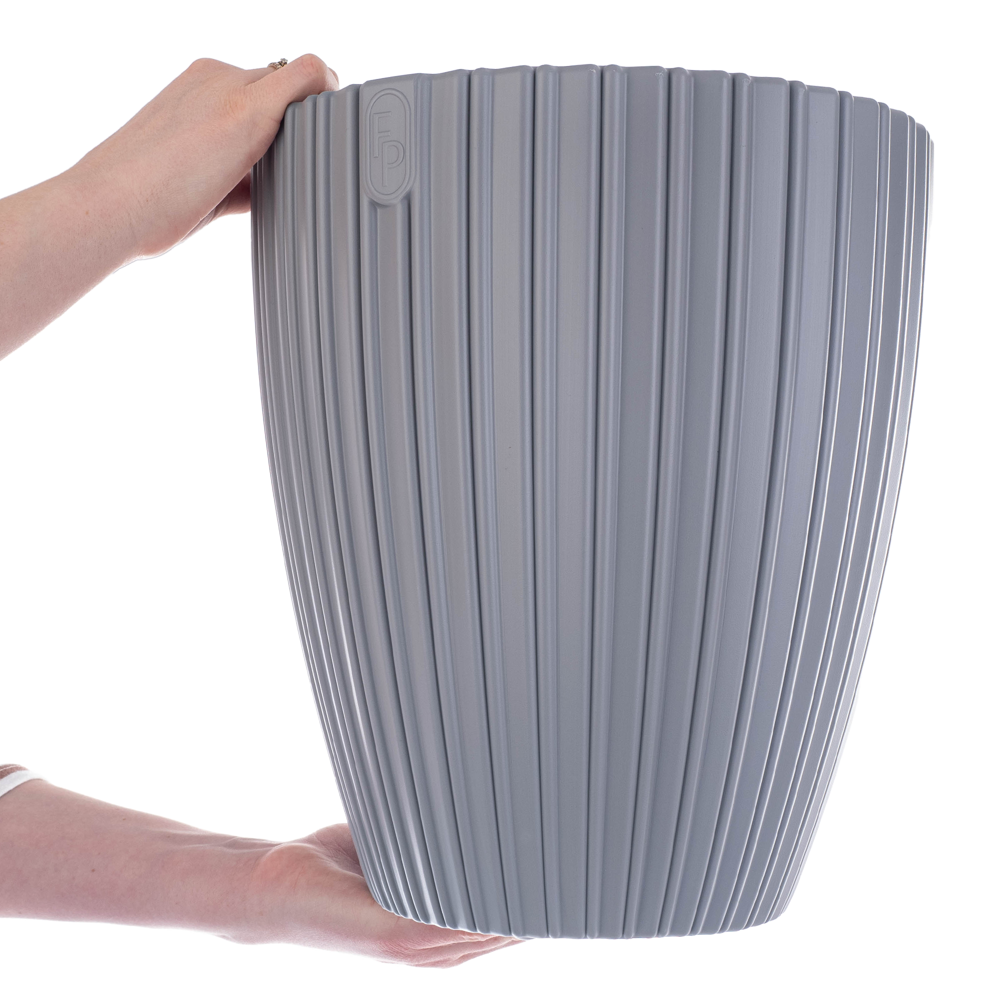 Doniczka na kwiaty Raivael 40 cm platynowa