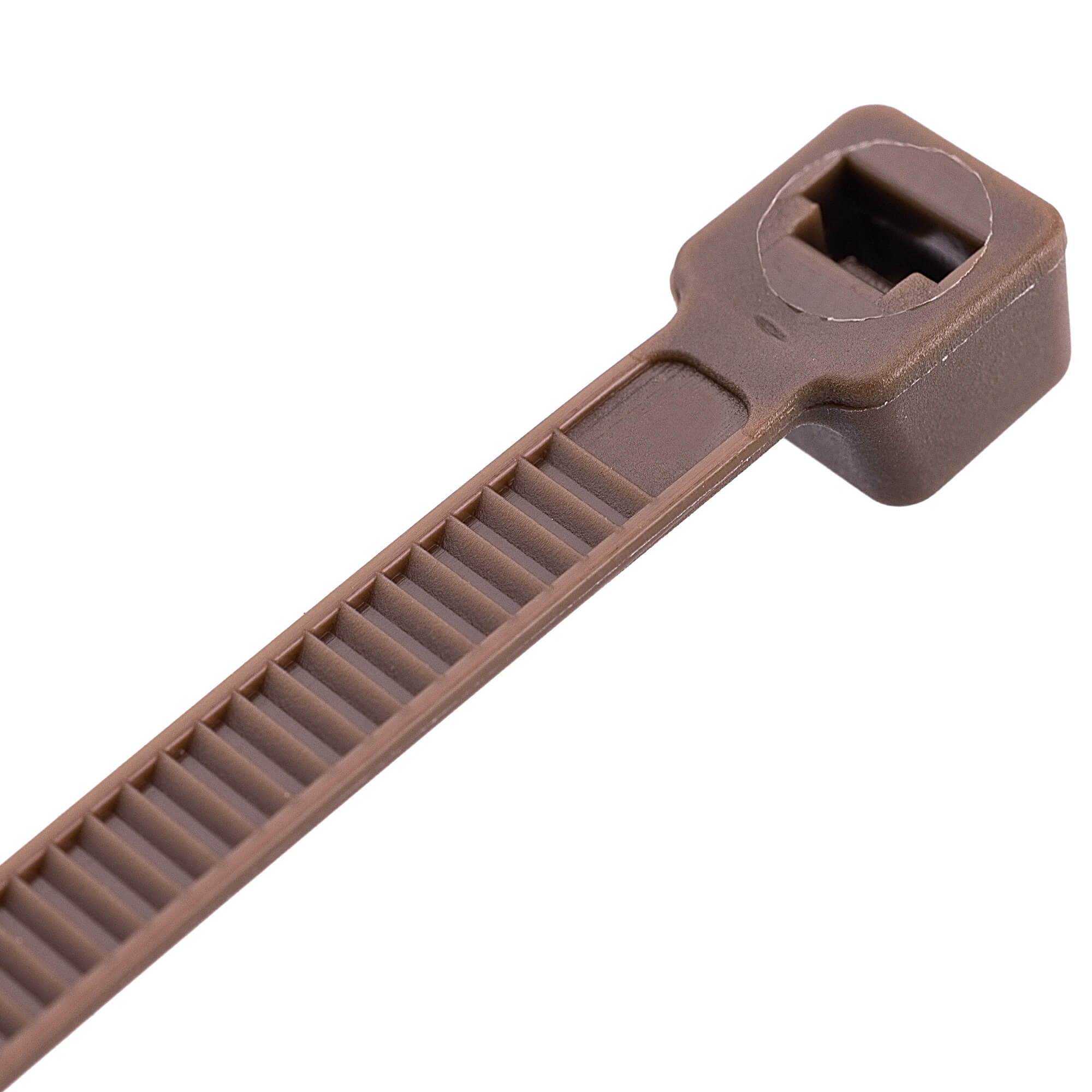 Opaski zaciskowe Maurens 250 x 4.8 mm brązowe 100 szt.