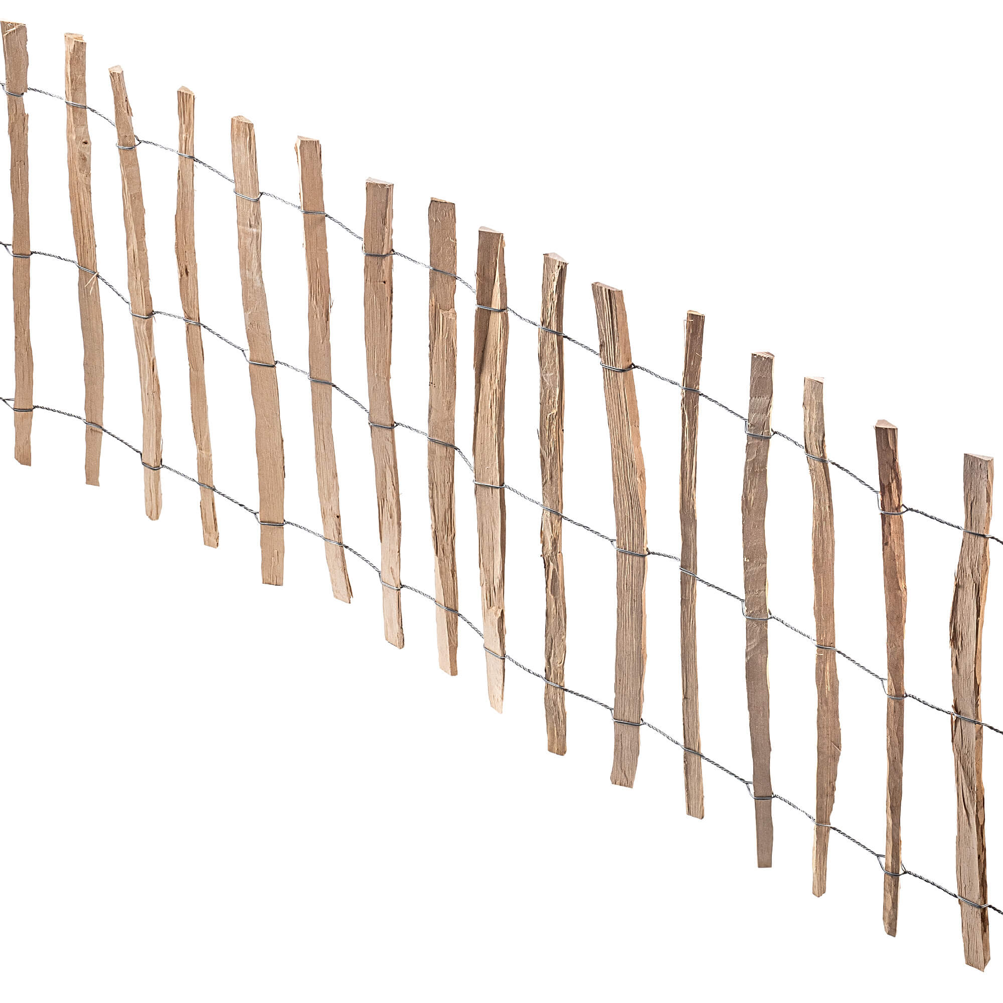 Płot ogrodowy leszczynowy Karo 100 x 500 cm (7-9 cm)