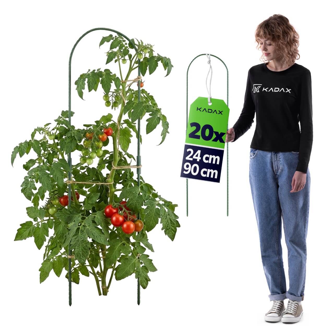 Podpora ogrodowa łukowa Arnage 24 x 90 cm 20 szt.