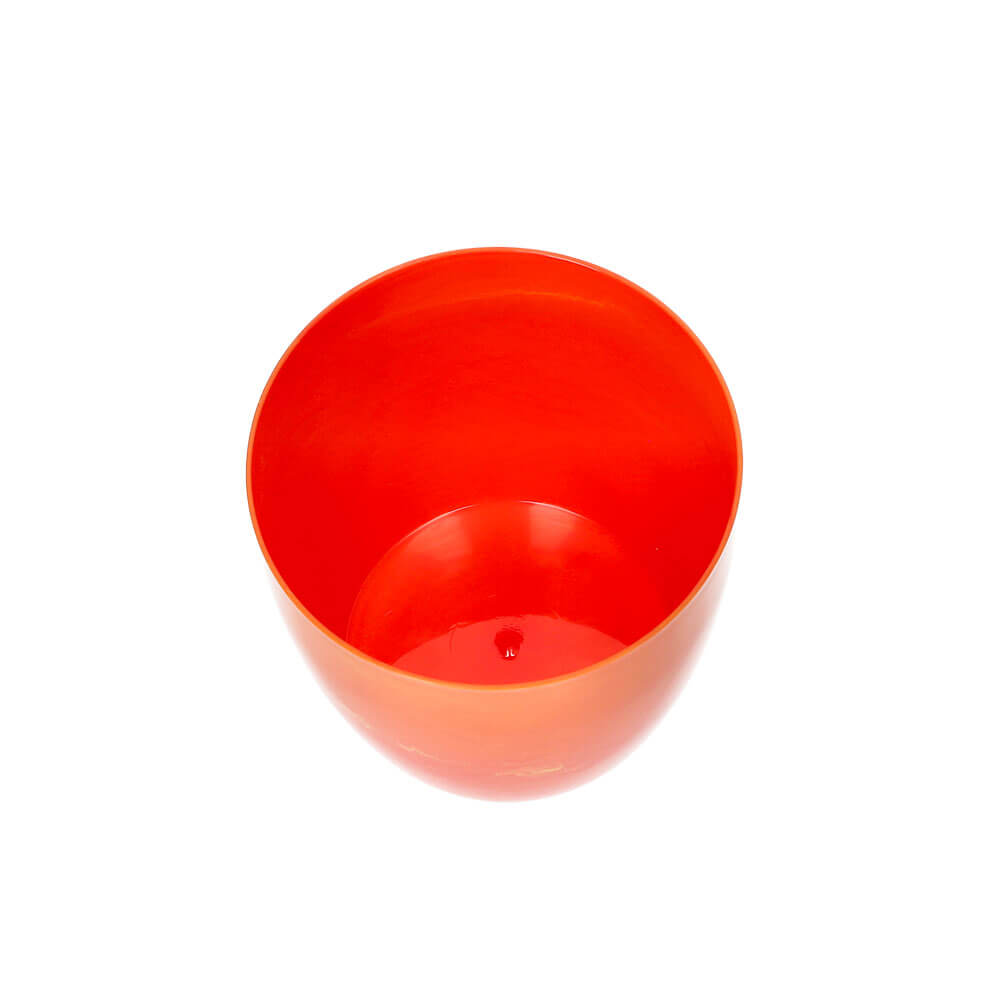 Doniczka na kwiaty Agen 16 cm, pomarańczowy marmur