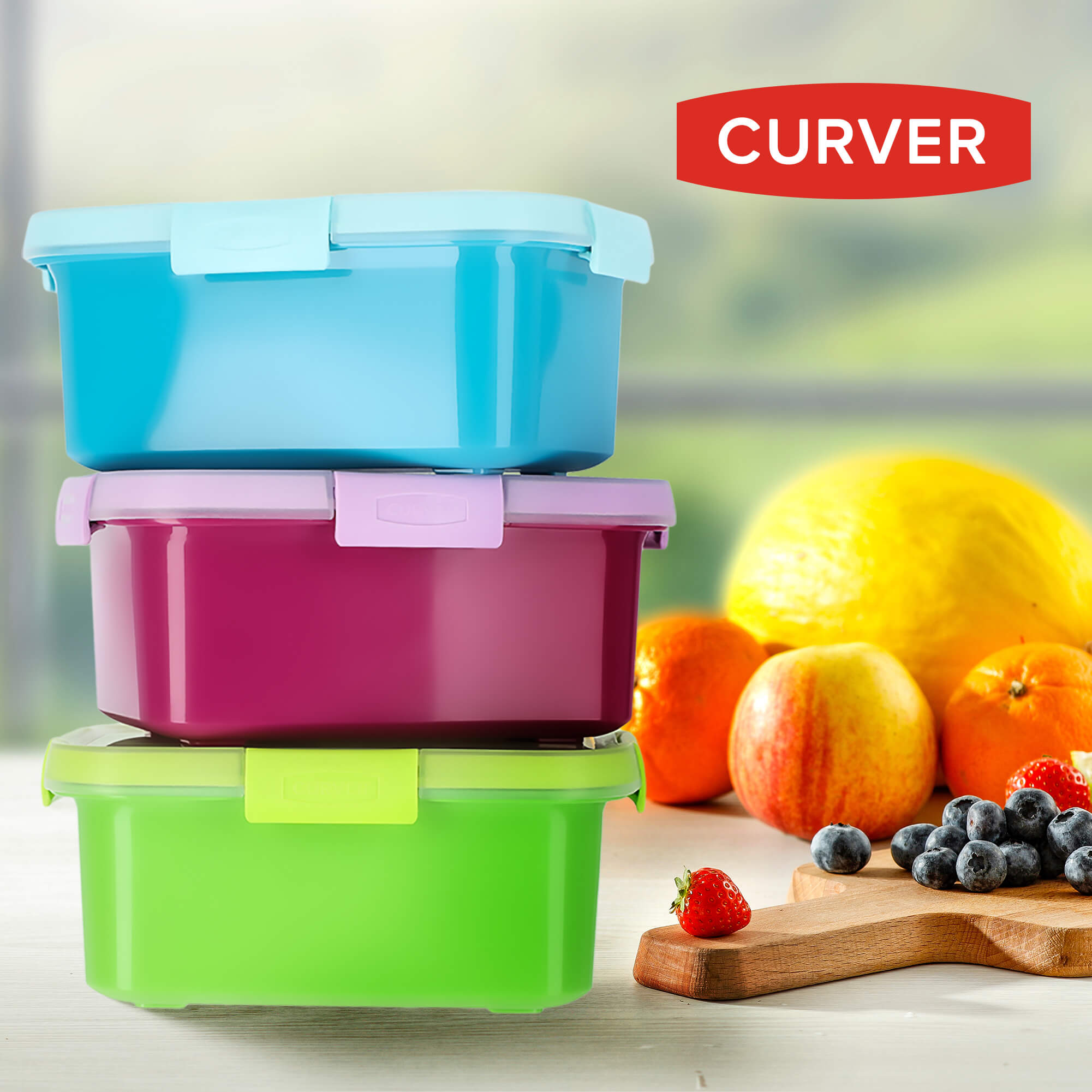 Pojemnik 1,2L Curver Go To Lunch, fioletowy