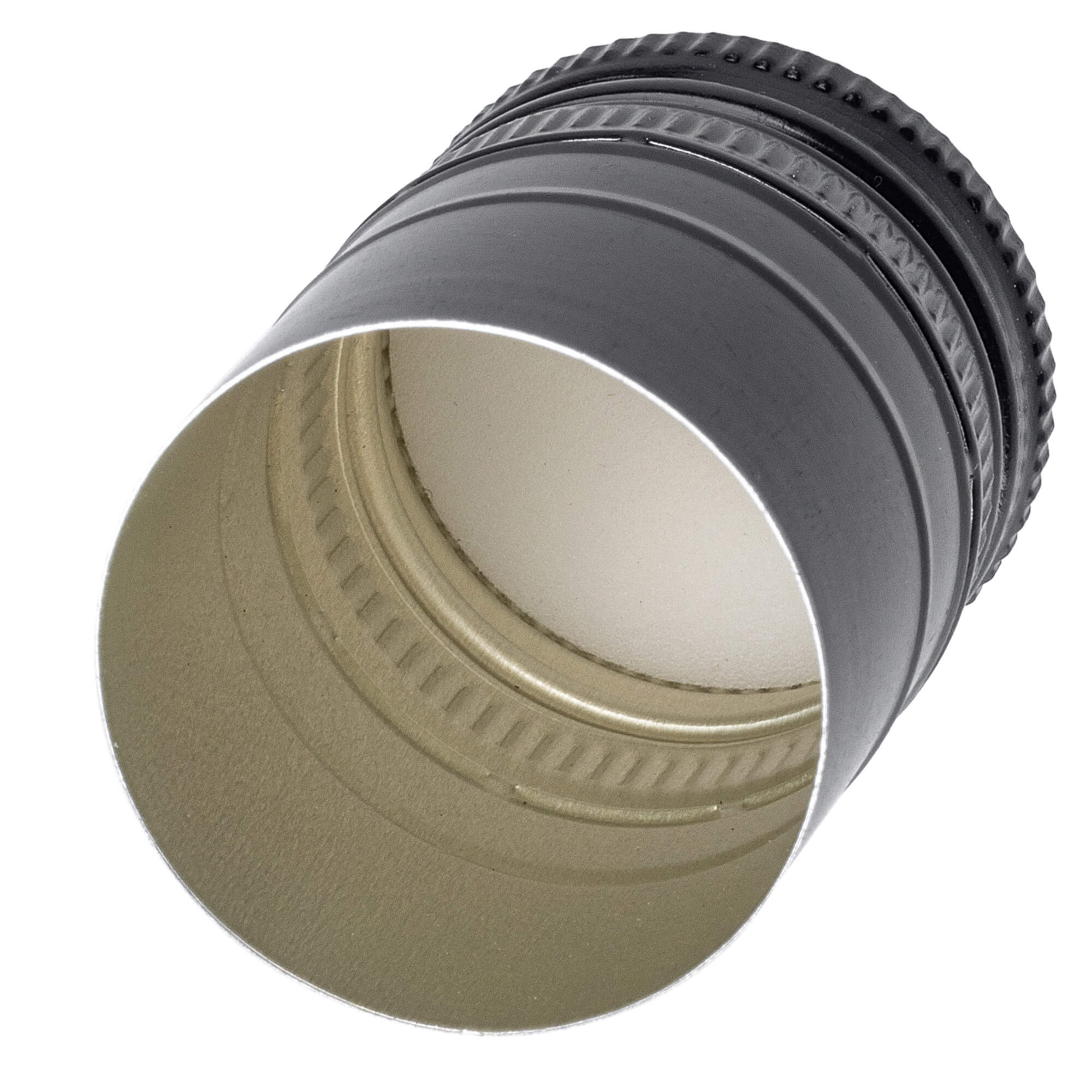 Aluminiowa zakrętka do butelek Annot fi 31.5mm długa czarna 50 szt.