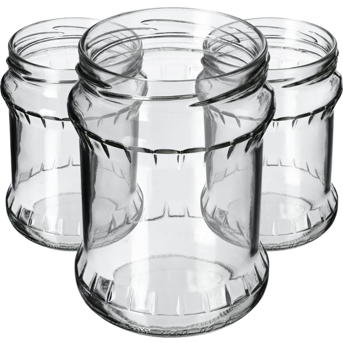 Słoiki na przetwory Kisko 500ml fi 82 mm 8szt + wieczko Bolesławiec