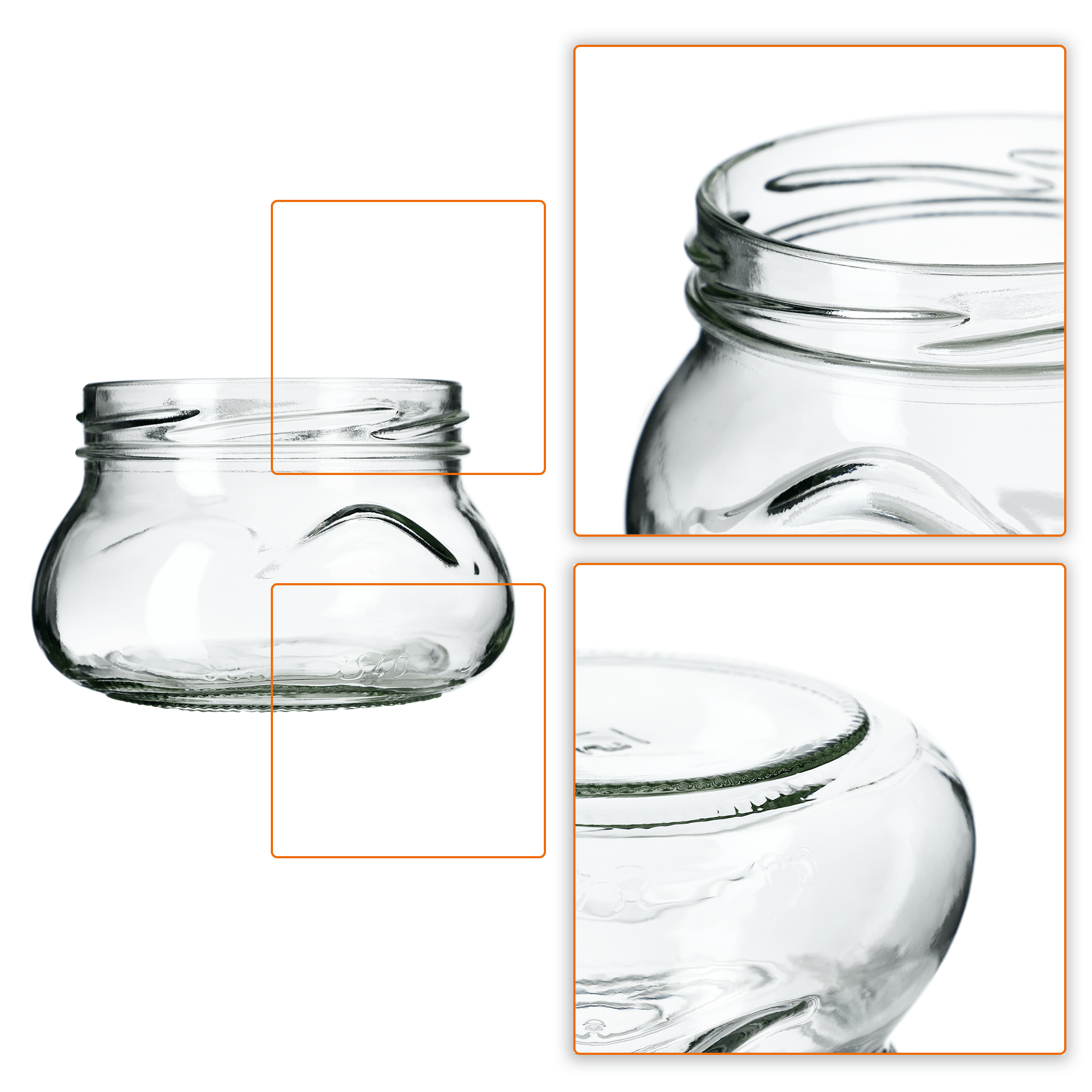 Słoiki na przetwory Raja 300ml 50szt fi 82 mm + wieczka "Drób"