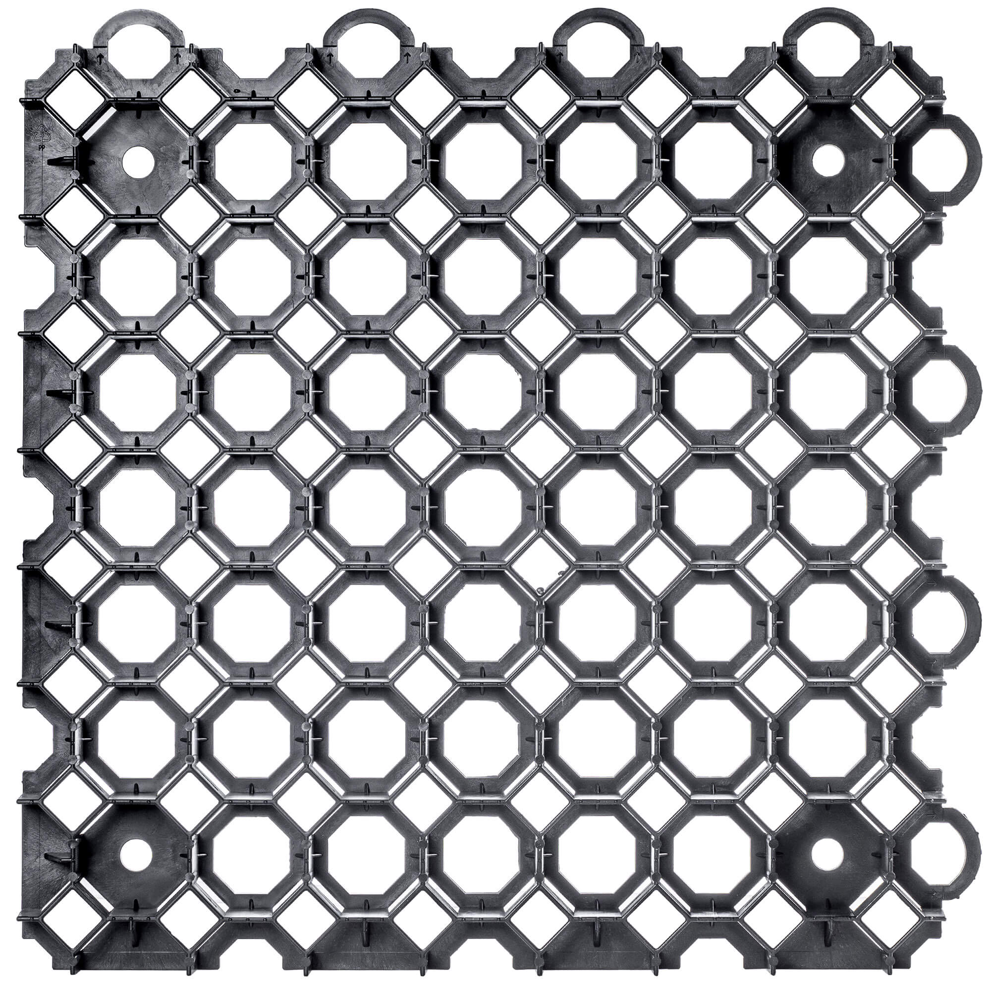 Kratka ogrodowa Forsa 50 x 50 cm 4 szt, czarna