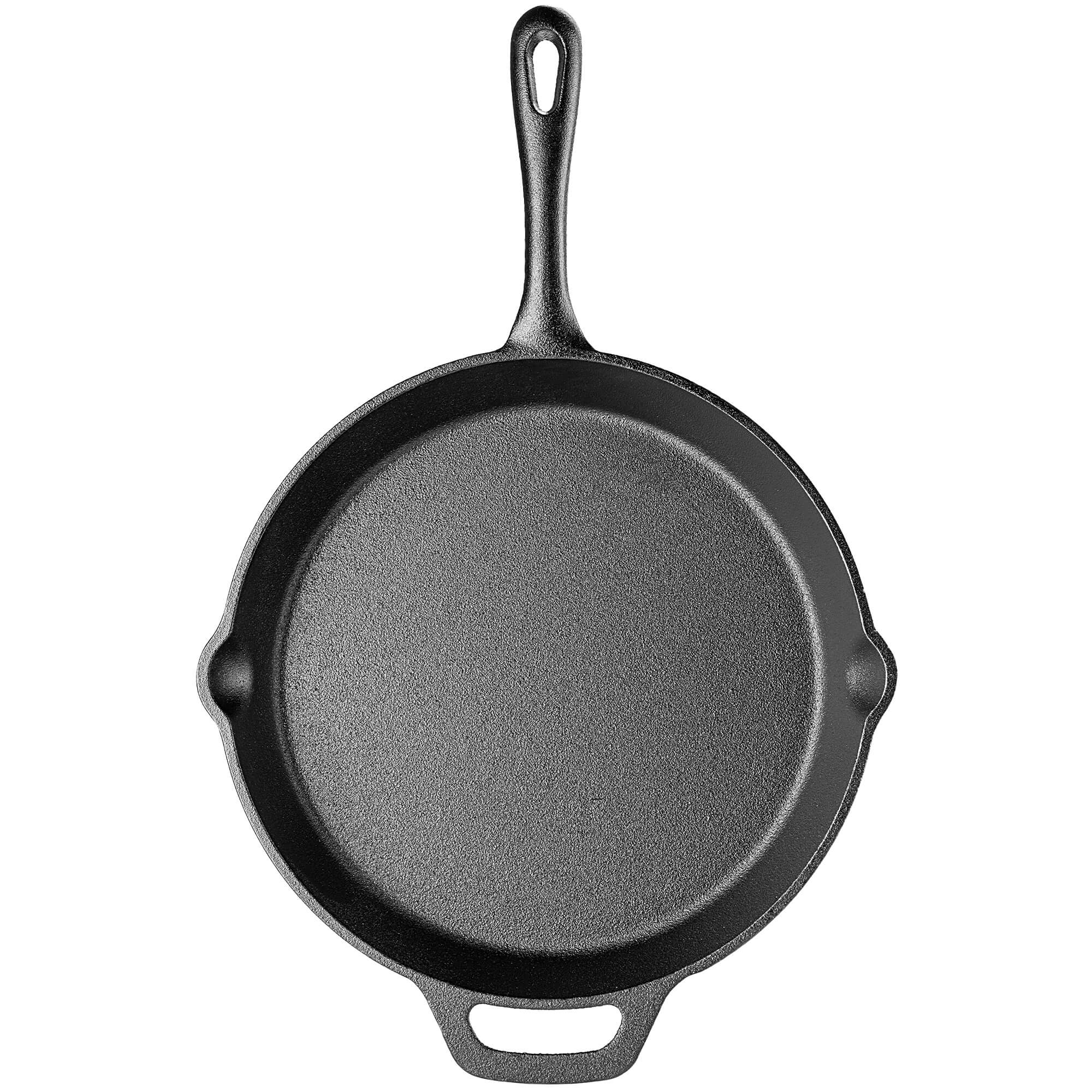 Zestaw patelni żeliwnych Prese 15 cm + 20 cm + 25 cm + 30 cm czarny