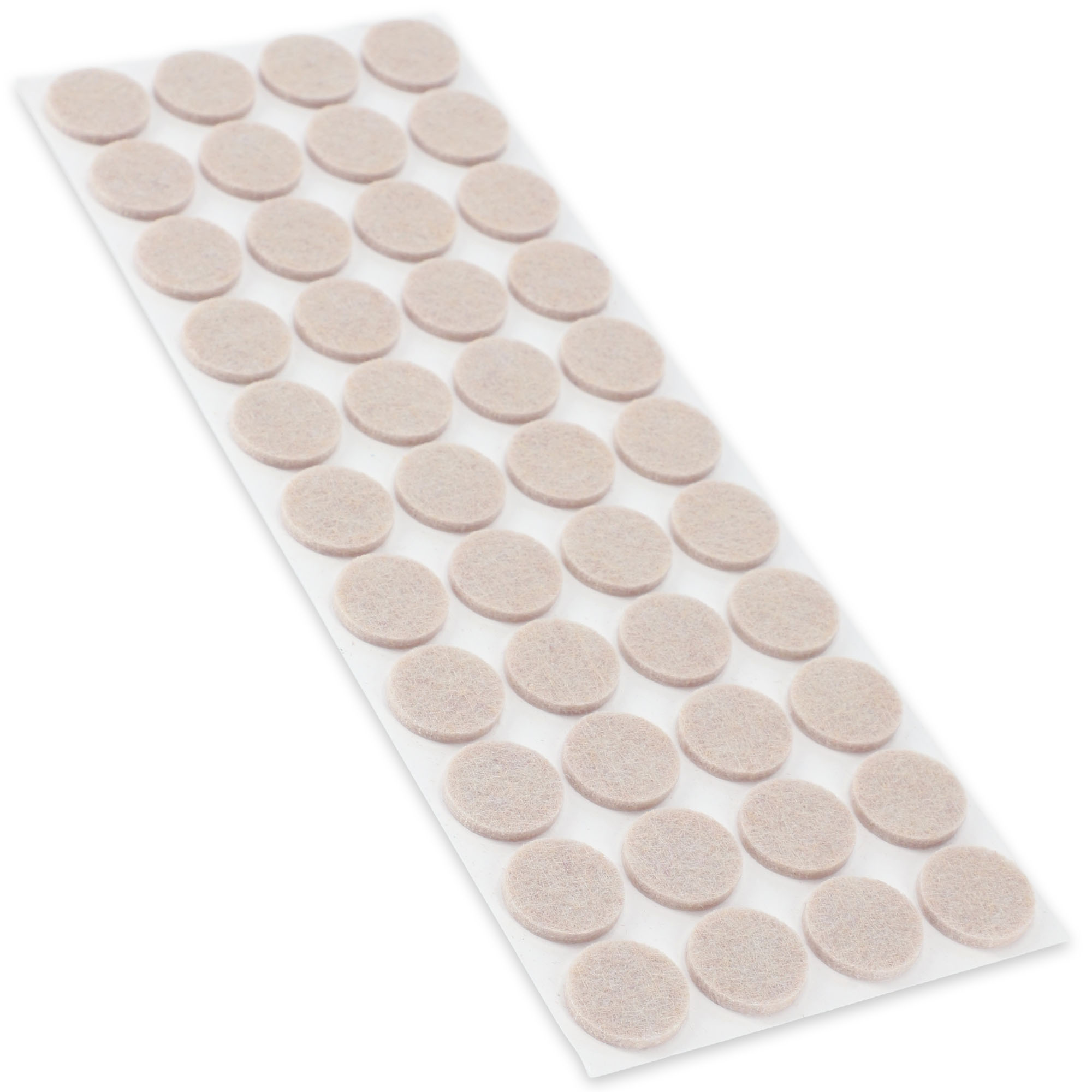 Podkładki filcowe Sort pod meble okrągłe 20mm beż zestaw 44 sztuk