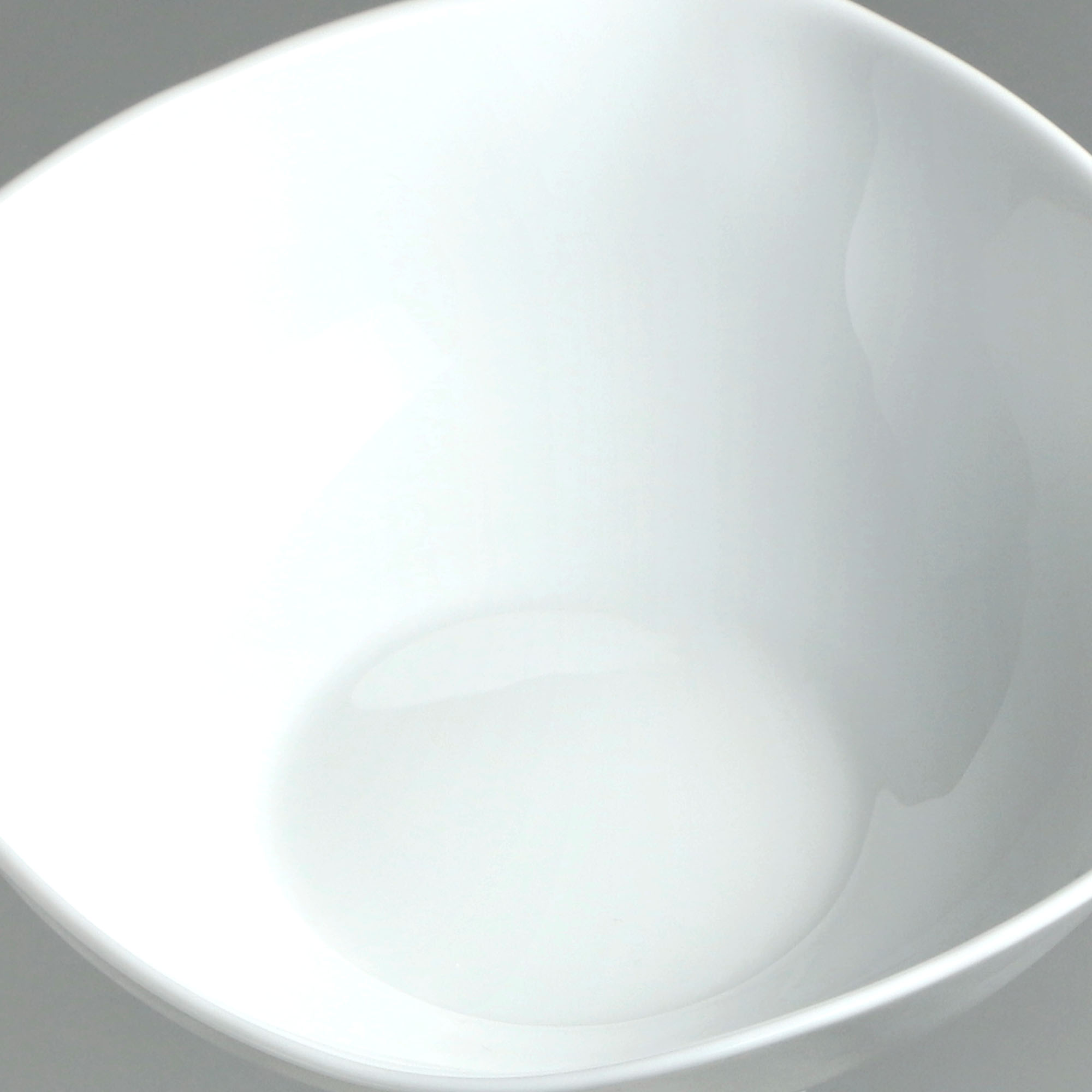 Salaterka szklana biała 16 cm, 3 szt.