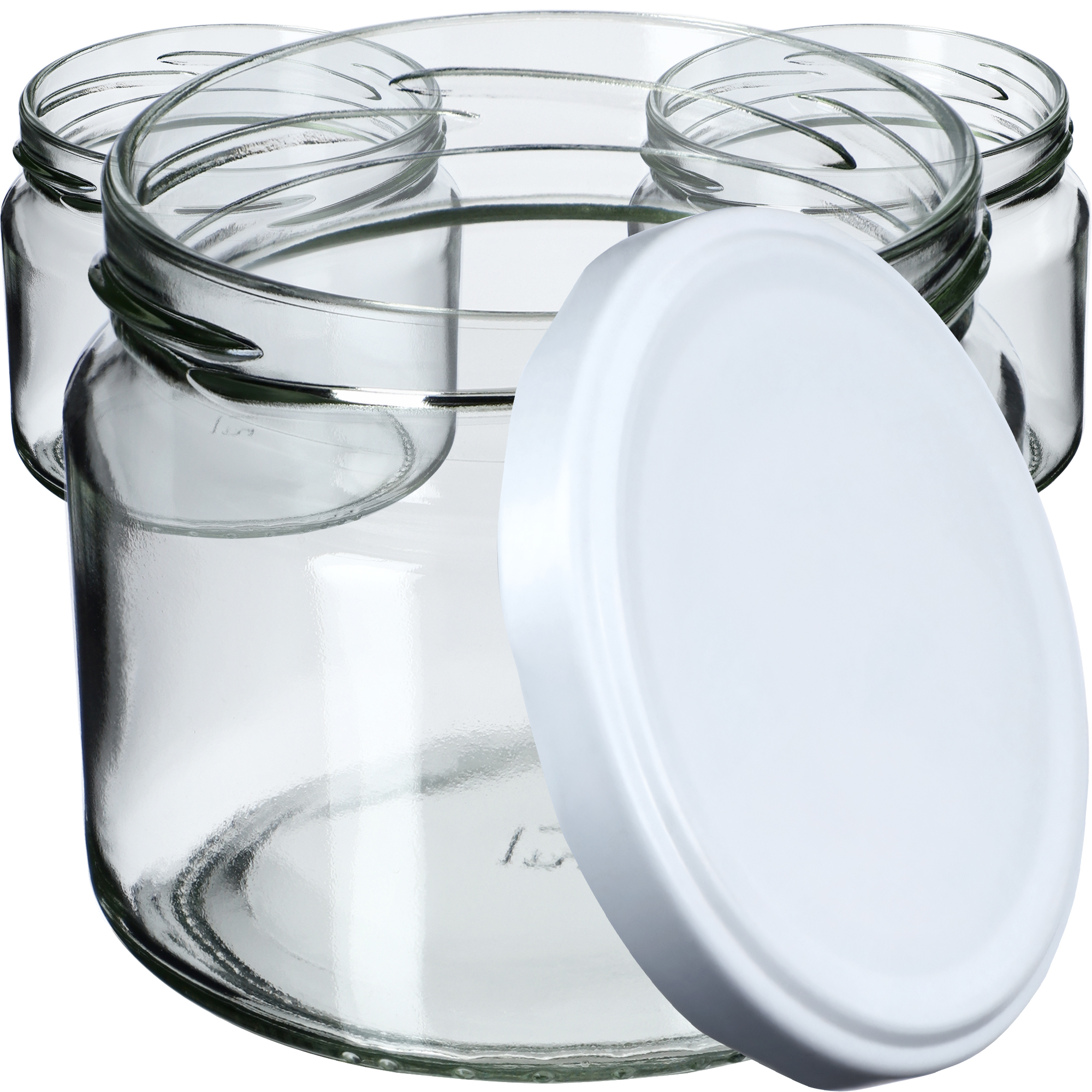 Słoiki Sonka 330ml 50szt fi 82 mm + wieczka białe