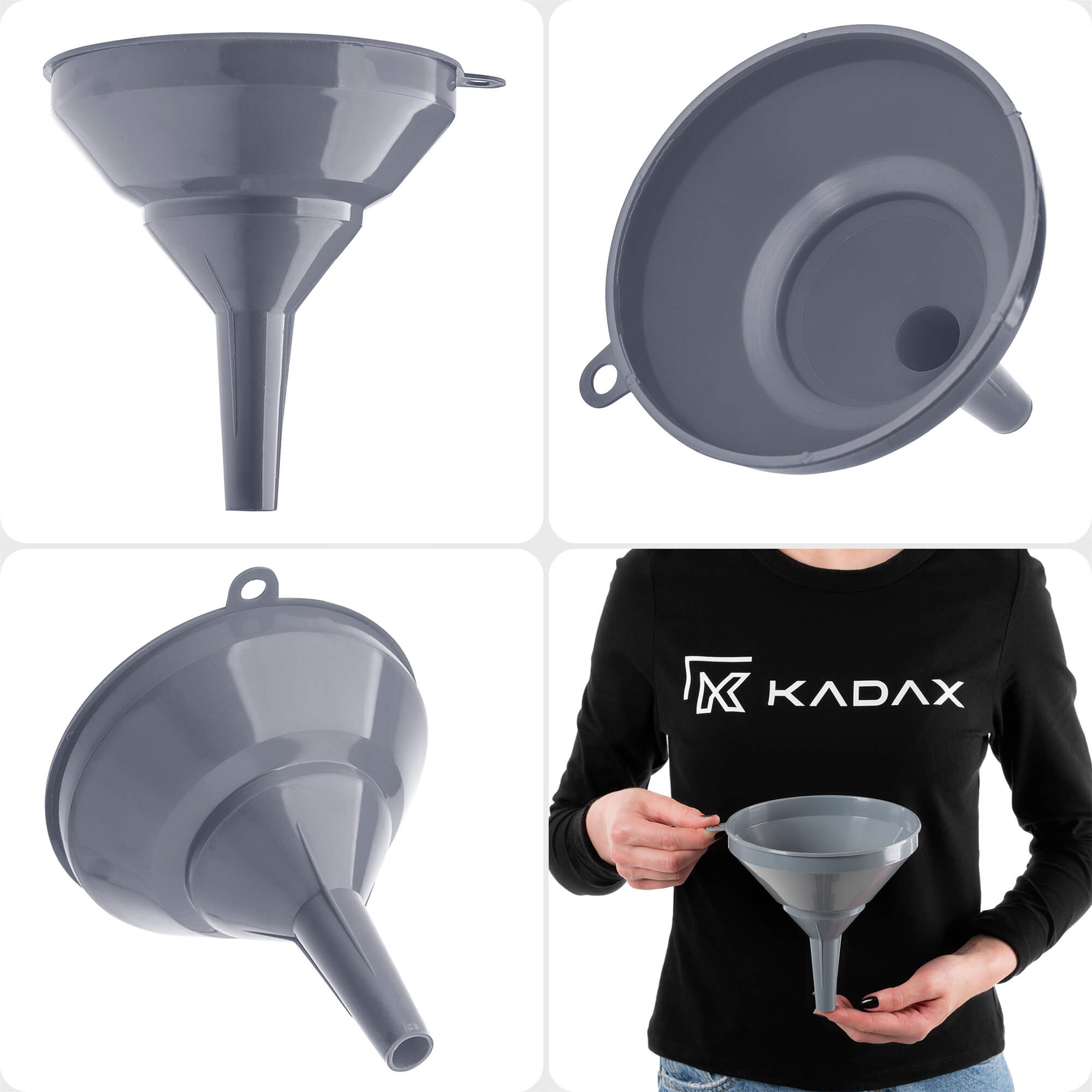 Lejek kuchenny Ardauli 15 cm szary