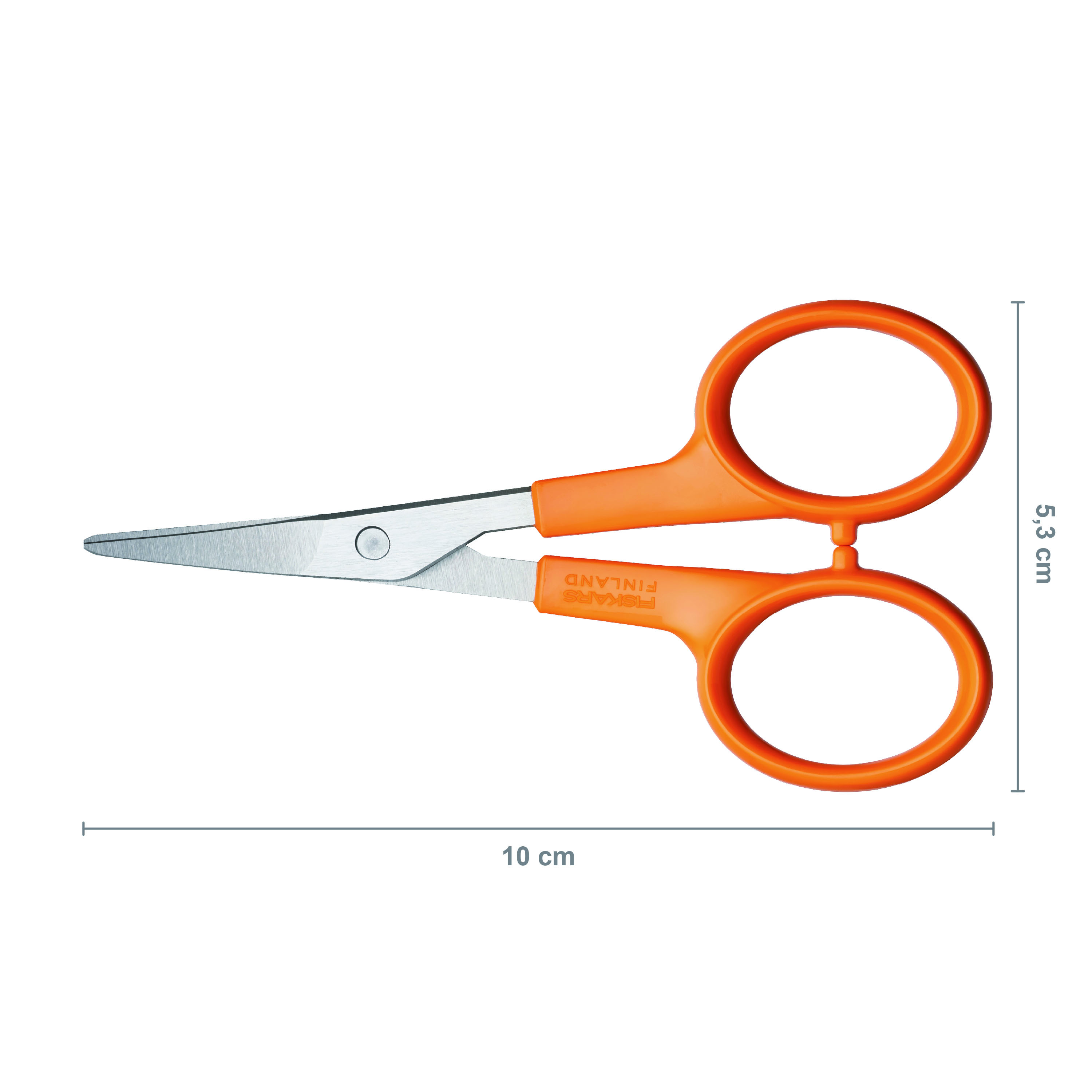 Fiskars 1000813 Classic Nożyczki do paznokci, wygięte, 10 cm