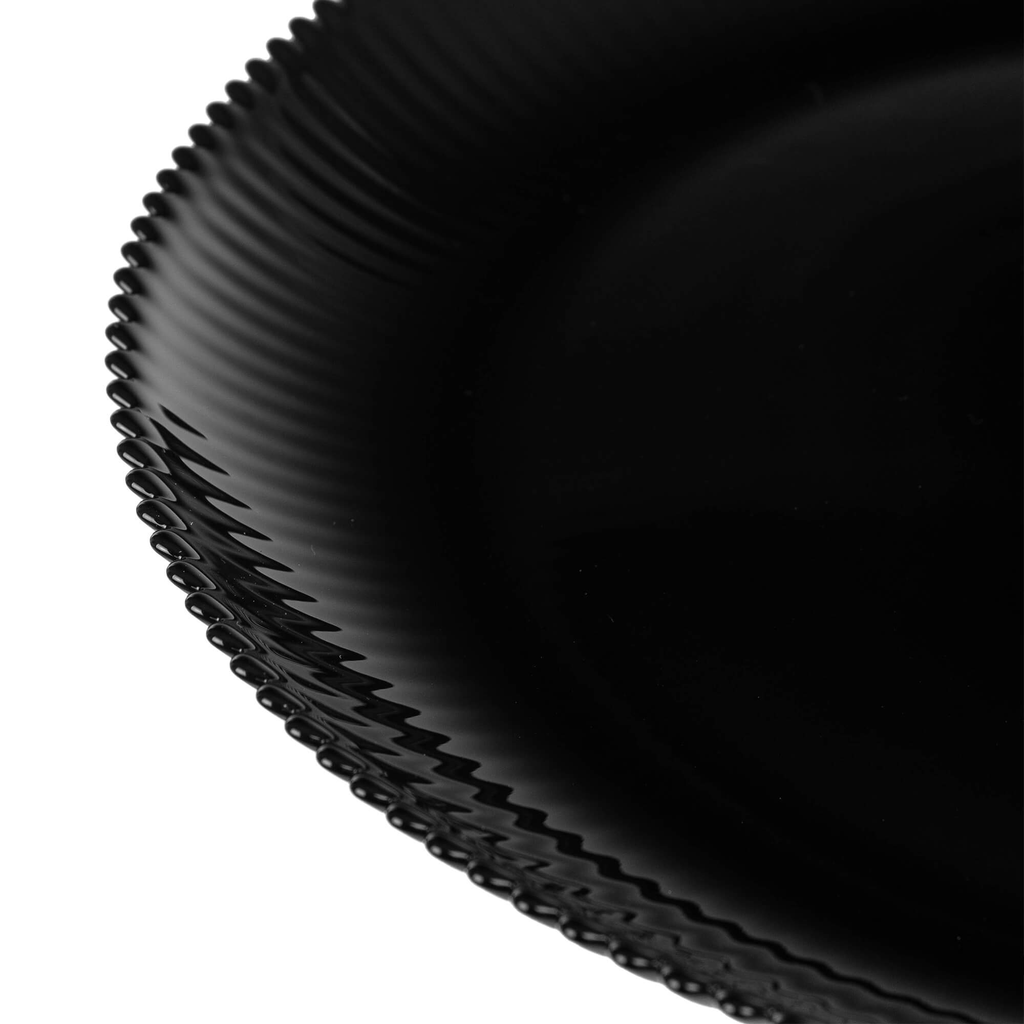 Talerz płytki Regno 26.5 cm czarny 6 szt.