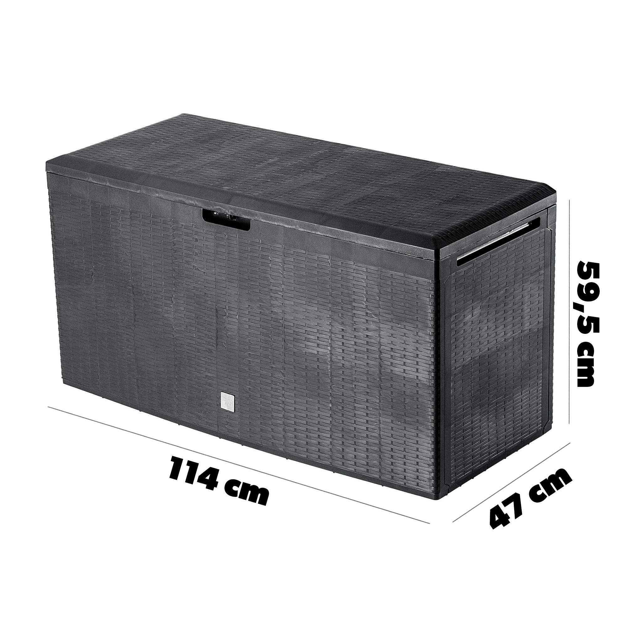 Skrzynia ogrodowa Megara 290L, antracyt