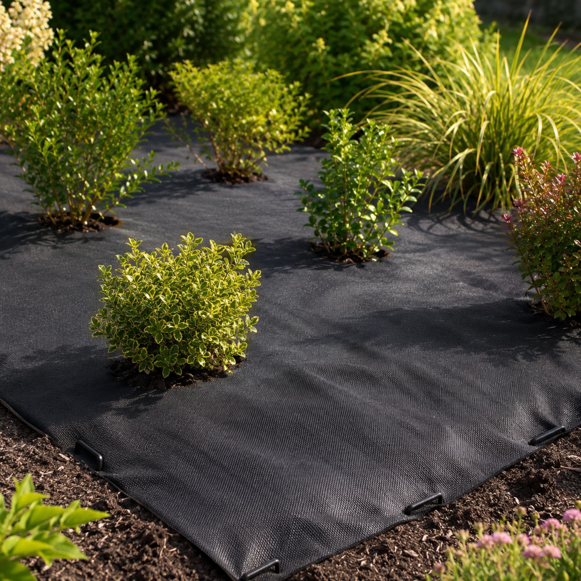 Agrowłóknina ogrodowa Nespoux ściółkująca 1.6 x 10 m 150 g/m² czarna