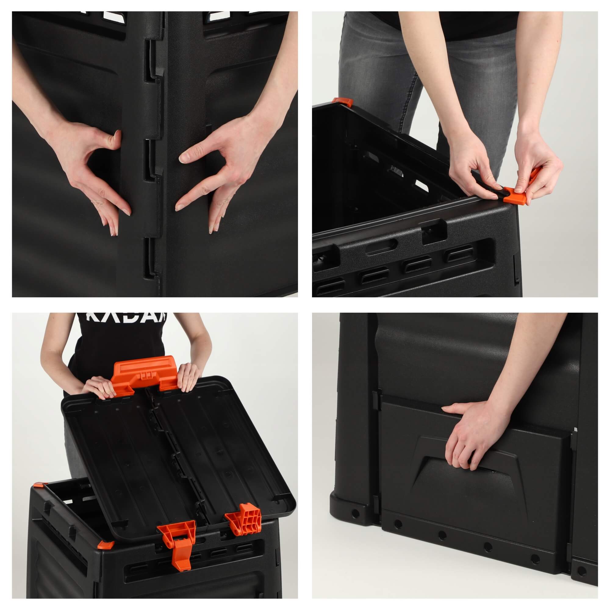 Kompostownik ogrodowy Keter 320L, czarny