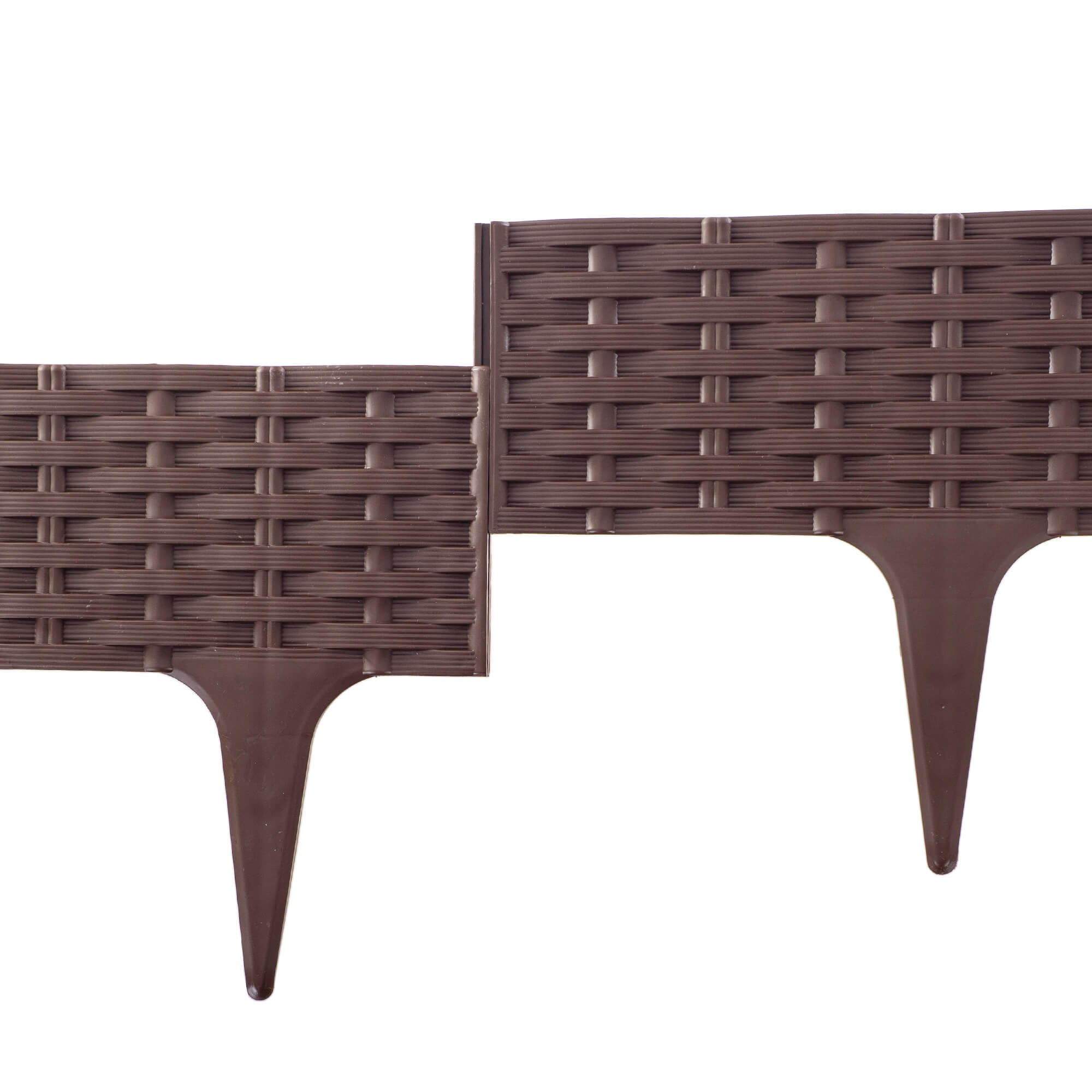 Obrzeże ogrodowe Averton 78 x 9 cm brąz wzór 2. 5 szt.