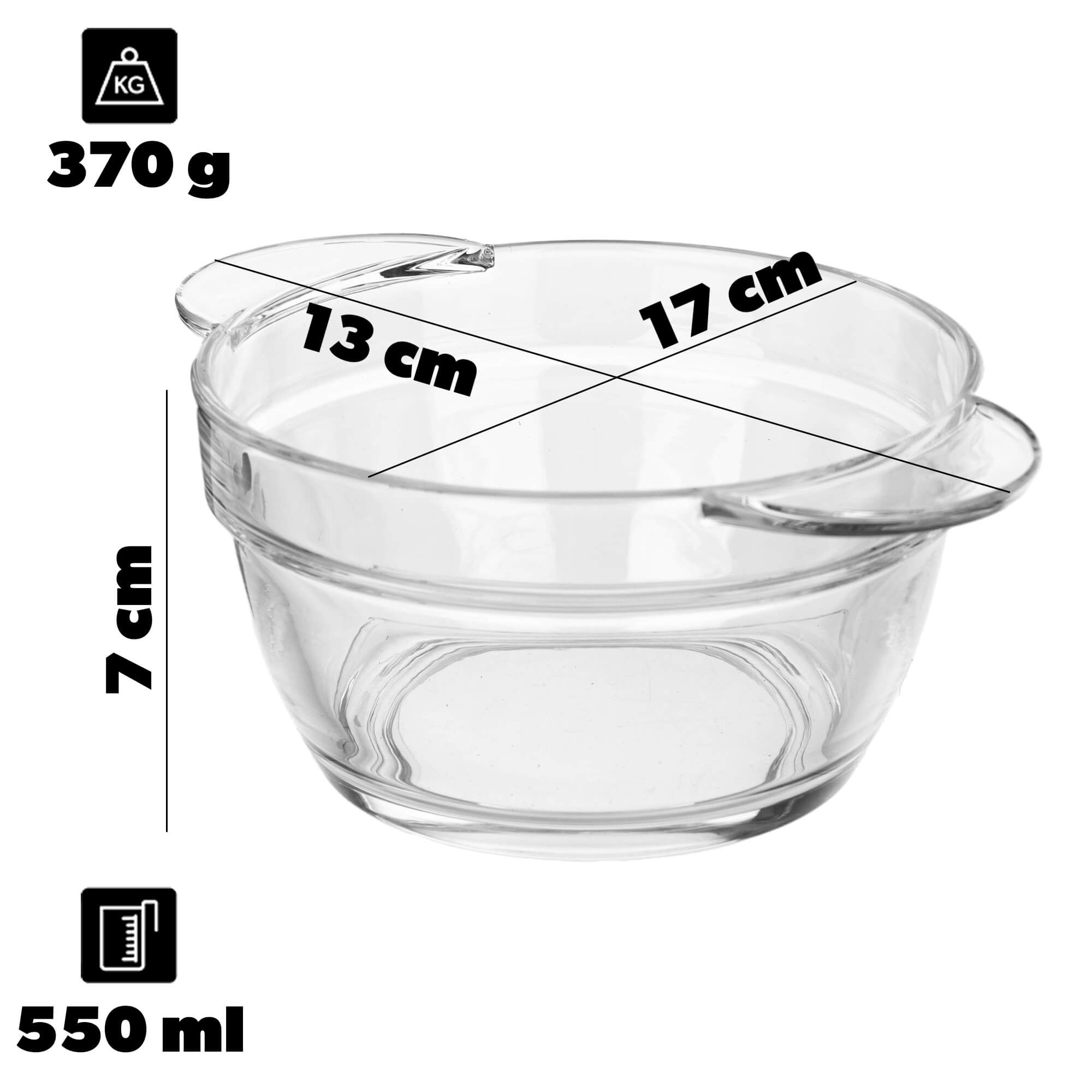 Bulionówka Viaso 550 ml gładka 6 szt.