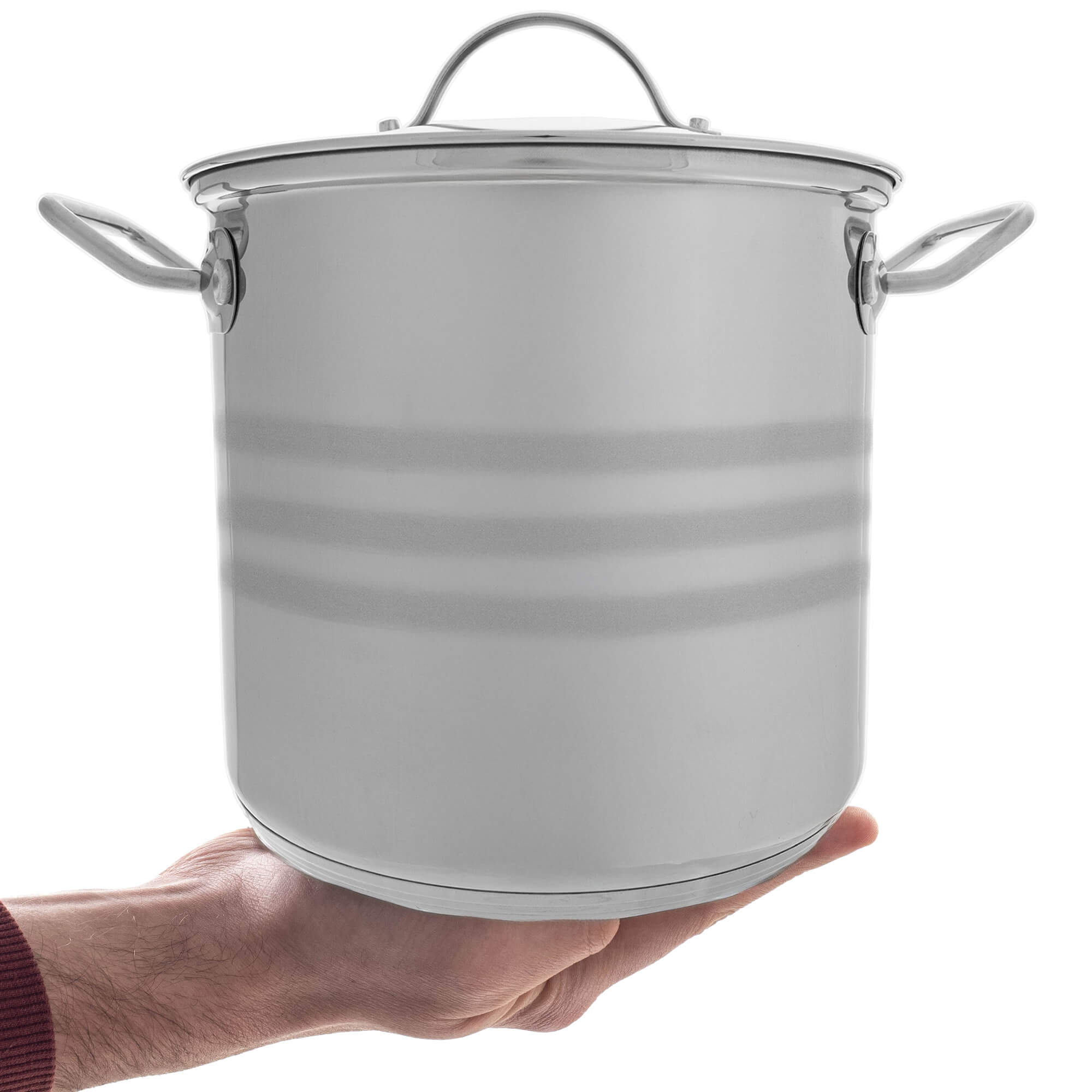 Garnek stalowy Sveg z pokrywką 3.7L
