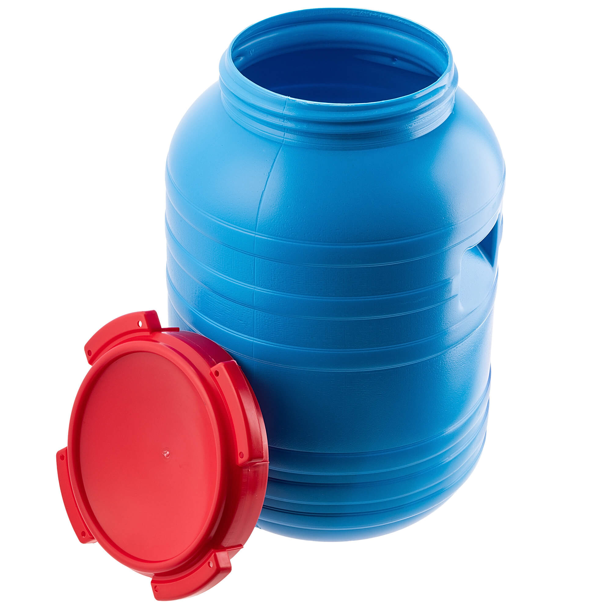 Plastikowa beczka do kiszenia 30L, niebieska
