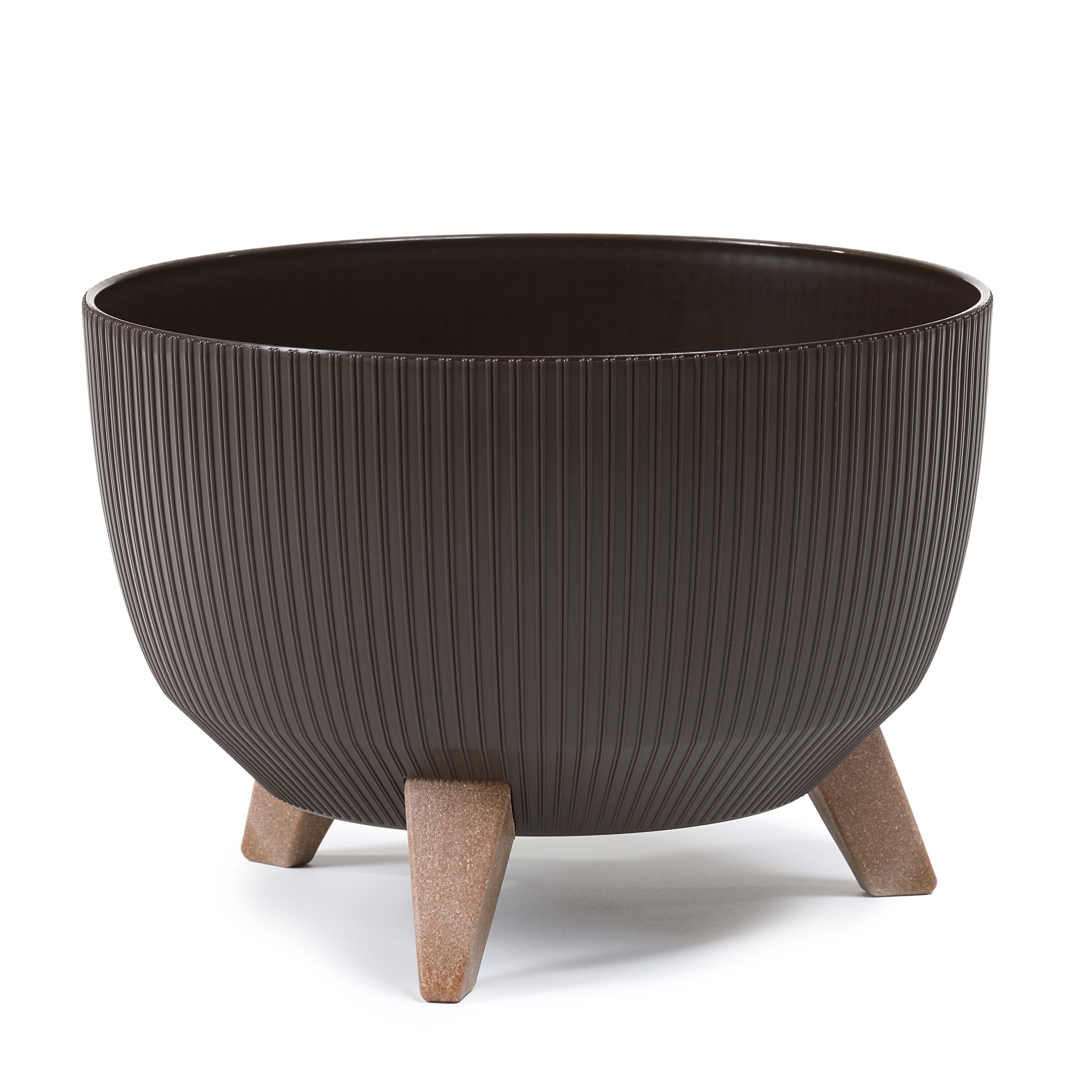 Misa na kwiaty z nóżkami Milis 29 cm, mokka