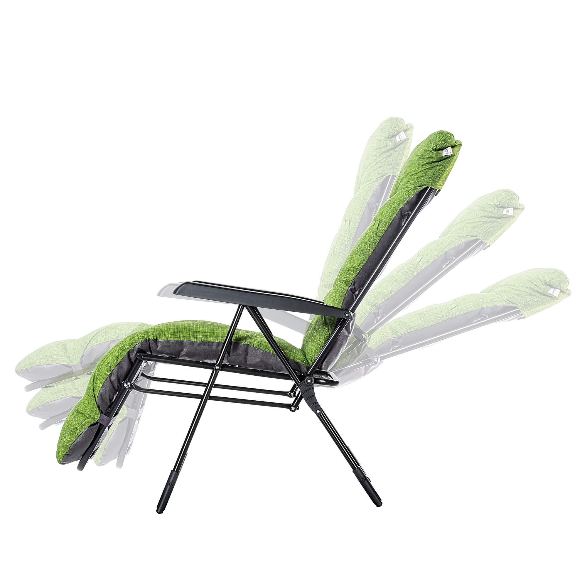 Leżak ogrodowy Soller Plus 150 x 68 cm zielony