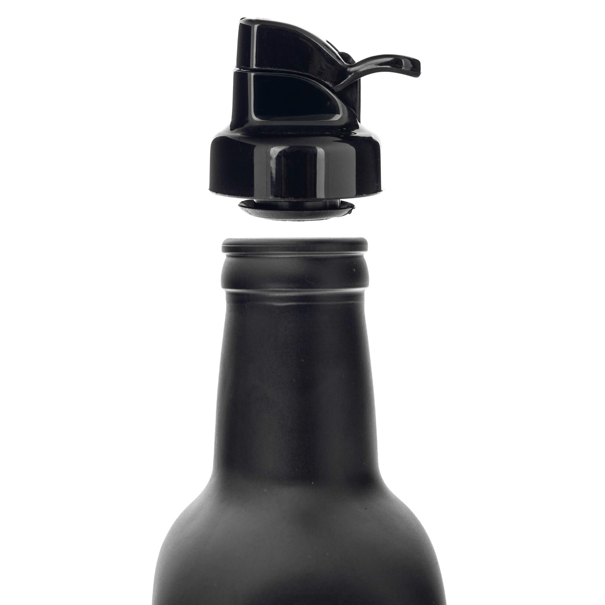 Butelki na oliwę Setri 0,25L + 0,5L, czarne, 2 szt.