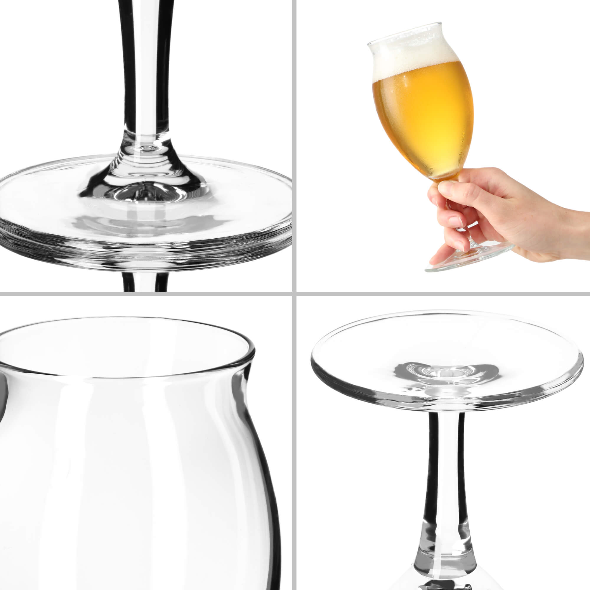 Kufle do piwa i zimnych napojów Forio 410 ml, 4 szt.