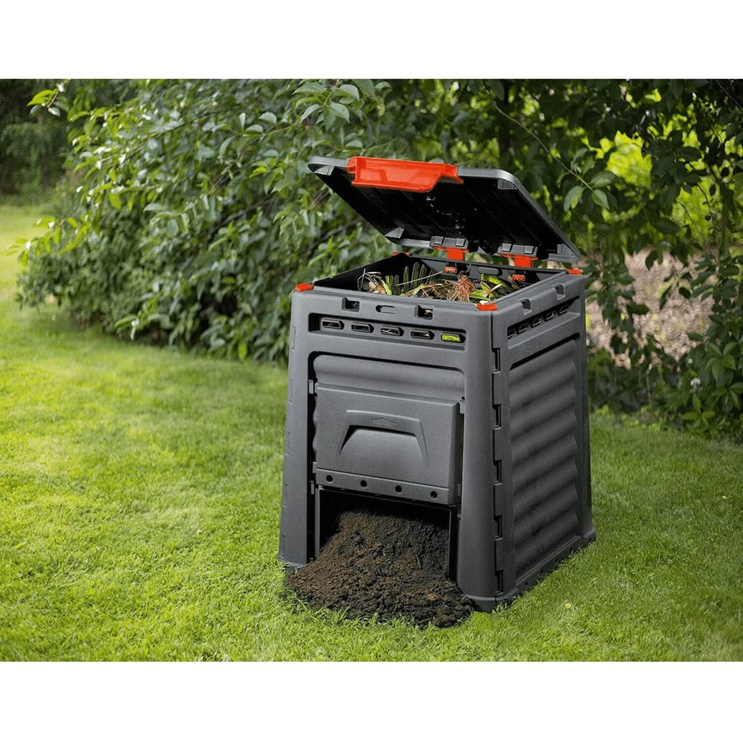 Kompostownik ogrodowy Keter 320L, czarny