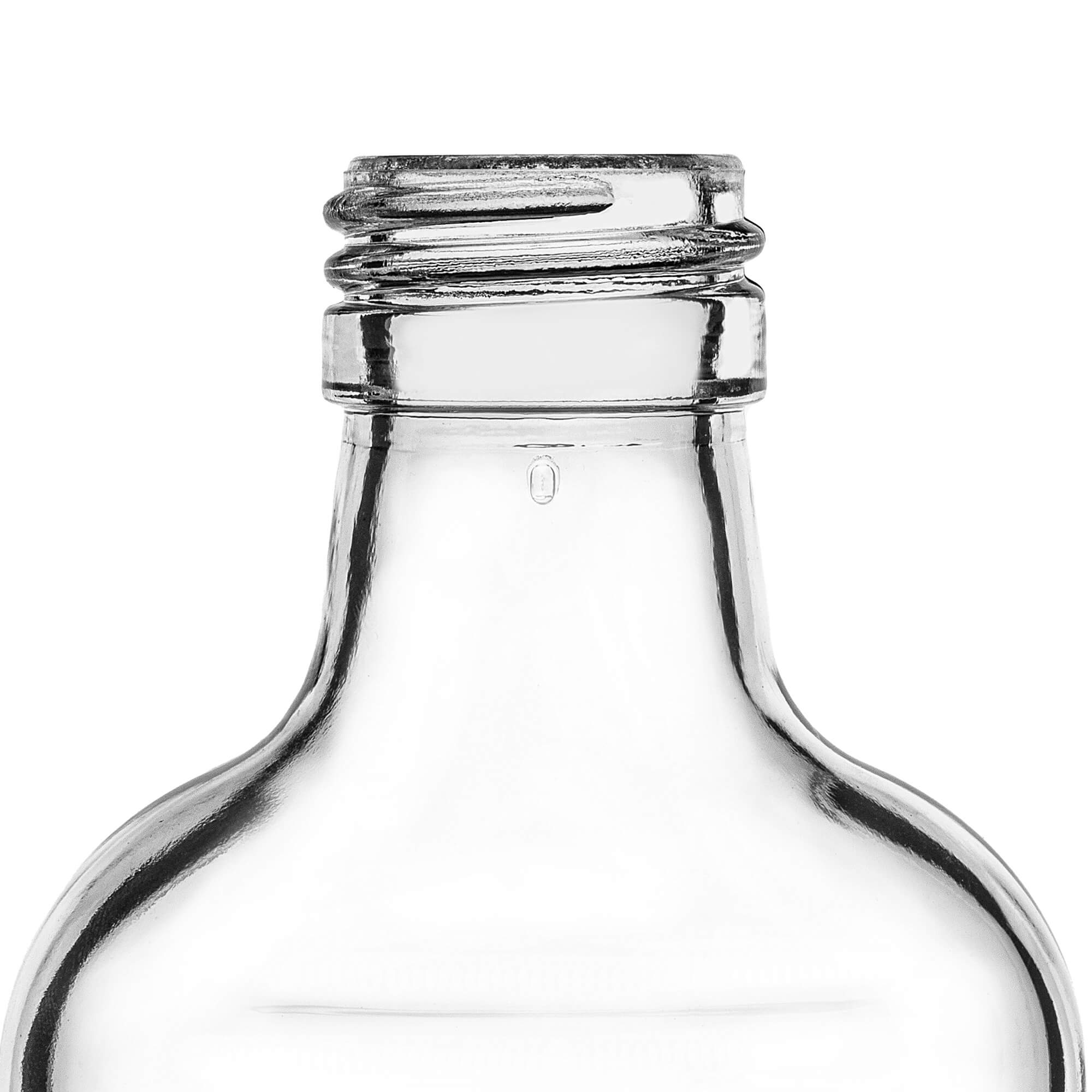 Butelka piersiówka Viane 200ml ze złotą zakrętką 1 szt.