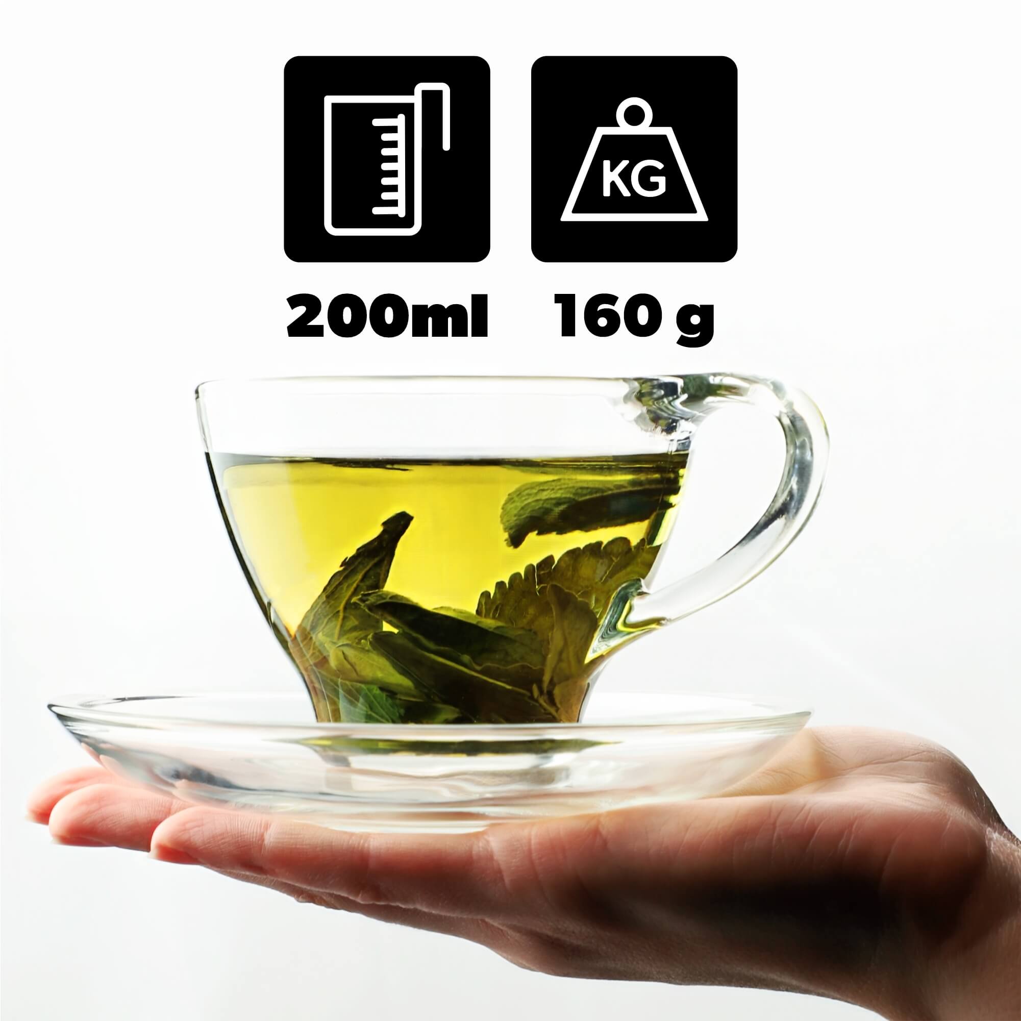 Filiżanki do herbaty Zinal ze spodkiem 200 ml, 2 szt.