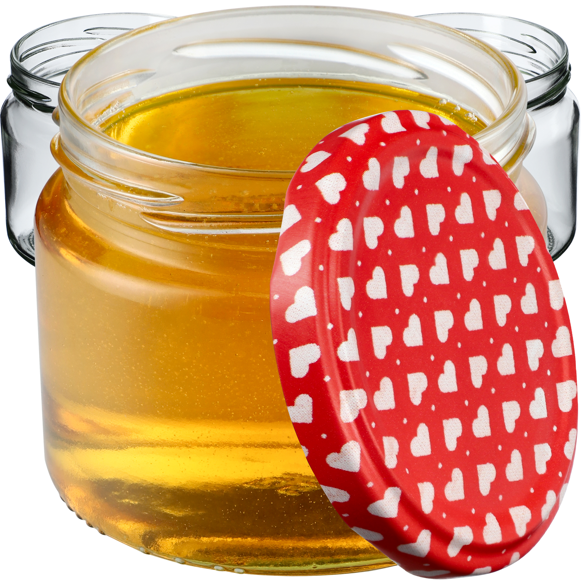 Słoiki na przetwory Sonka 330ml 100szt fi 82 mm + wieczka "Serca"