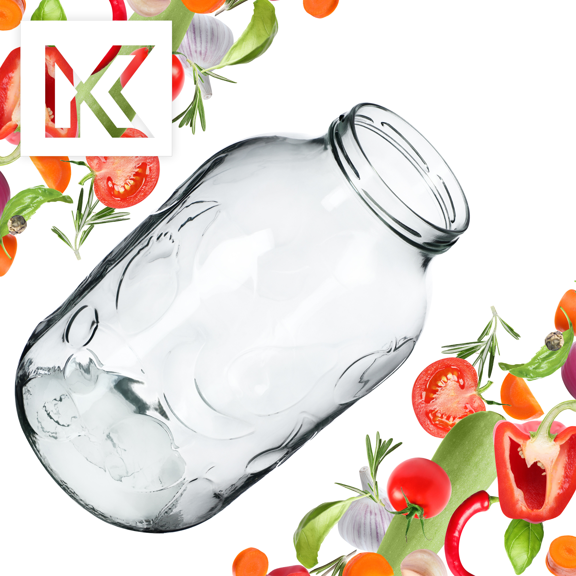 Słój Alen 5L 100 mm bez wieczka 4szt