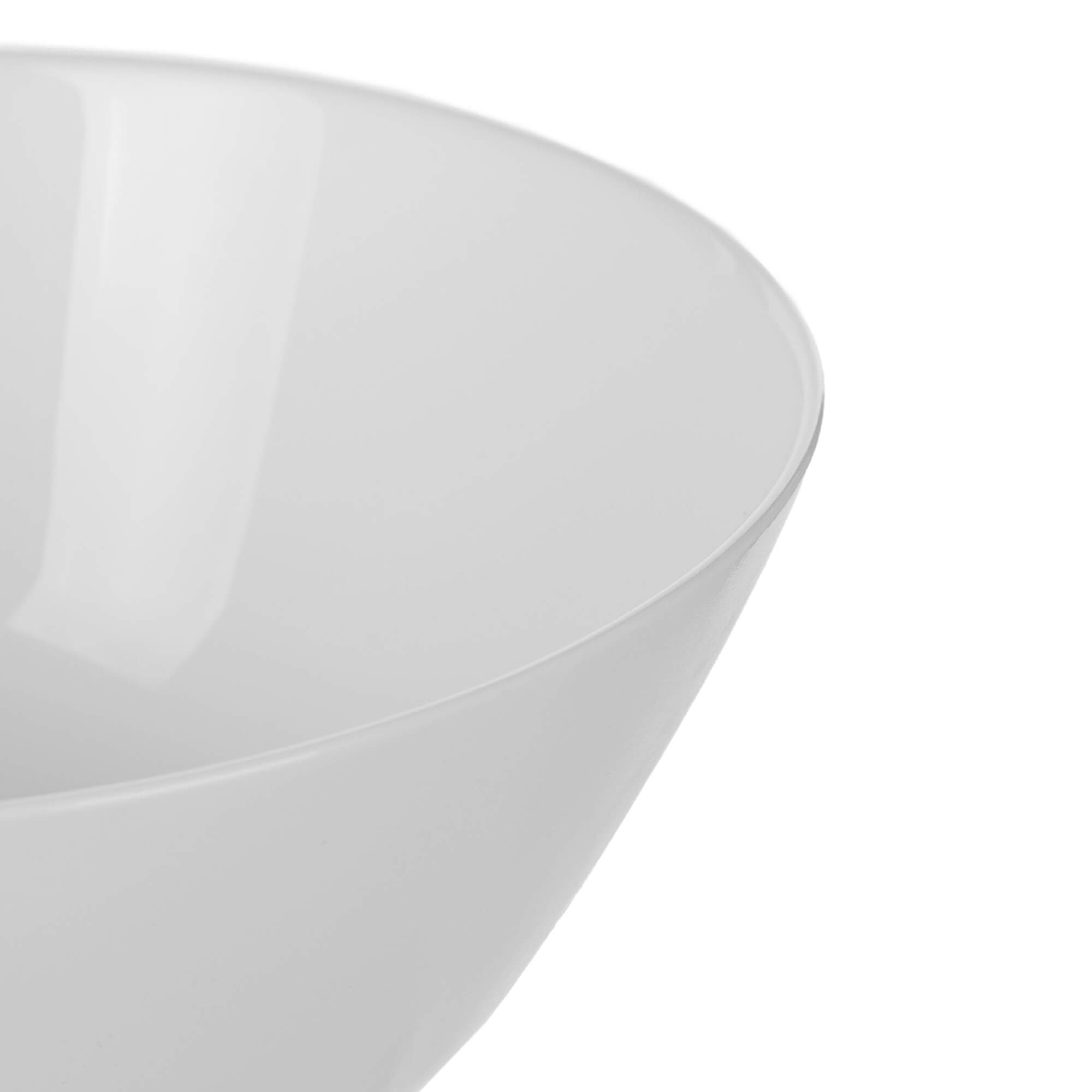 Salaterka szklana Datena 18 cm biała 6 szt.