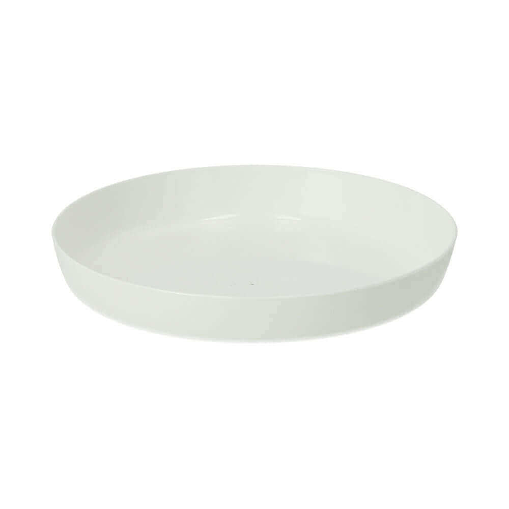 Doniczka Agen z podstawką 18 cm, matowa biała