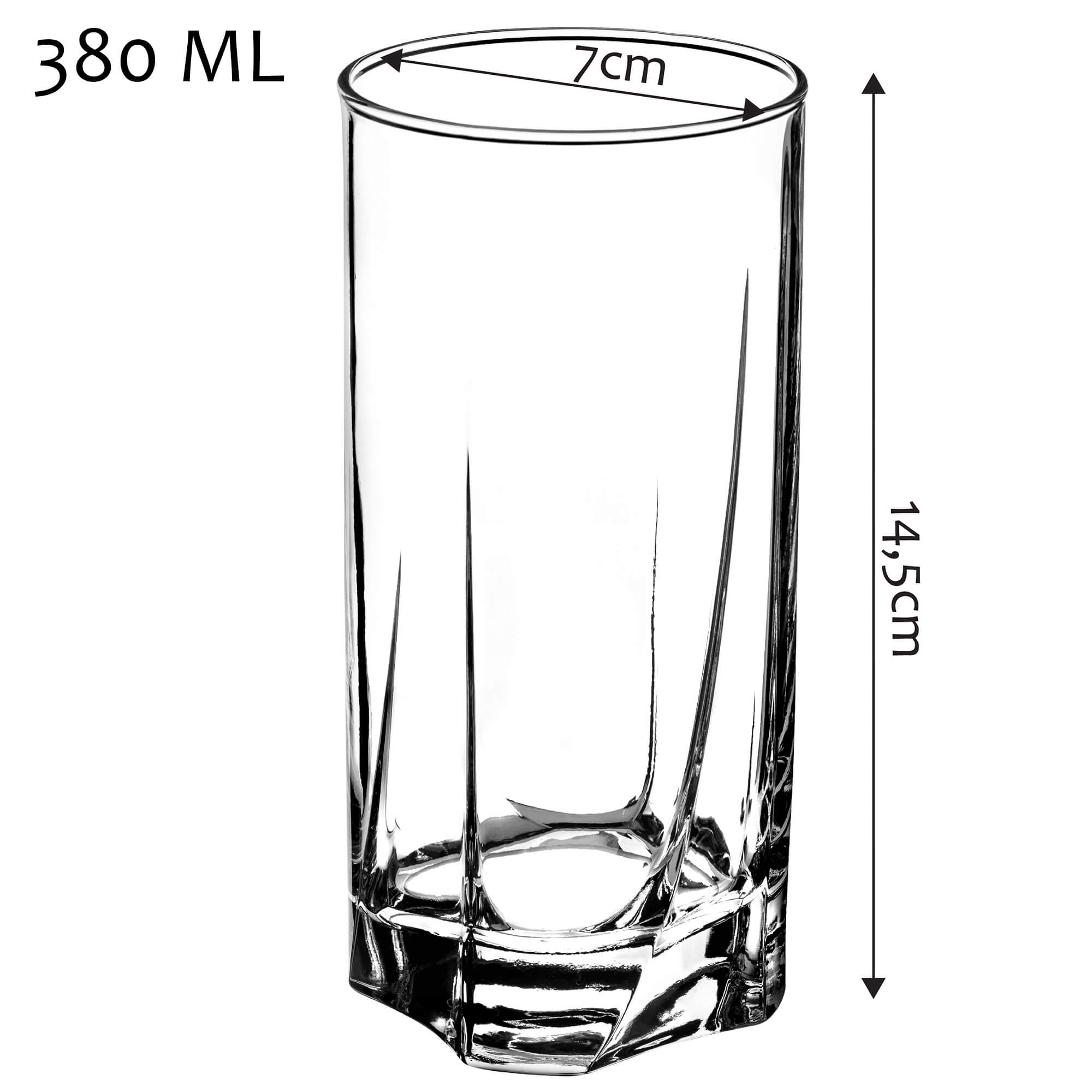 Szklanki do drinków i napojów Meco 380 ml, 6 szt.
