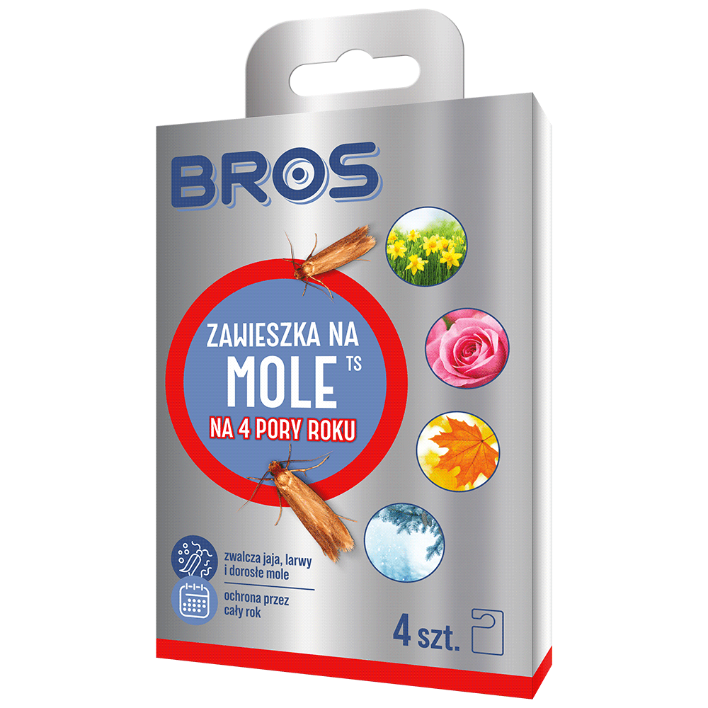 Bros Zawieszka na mole 4 pory roku 4 szt.