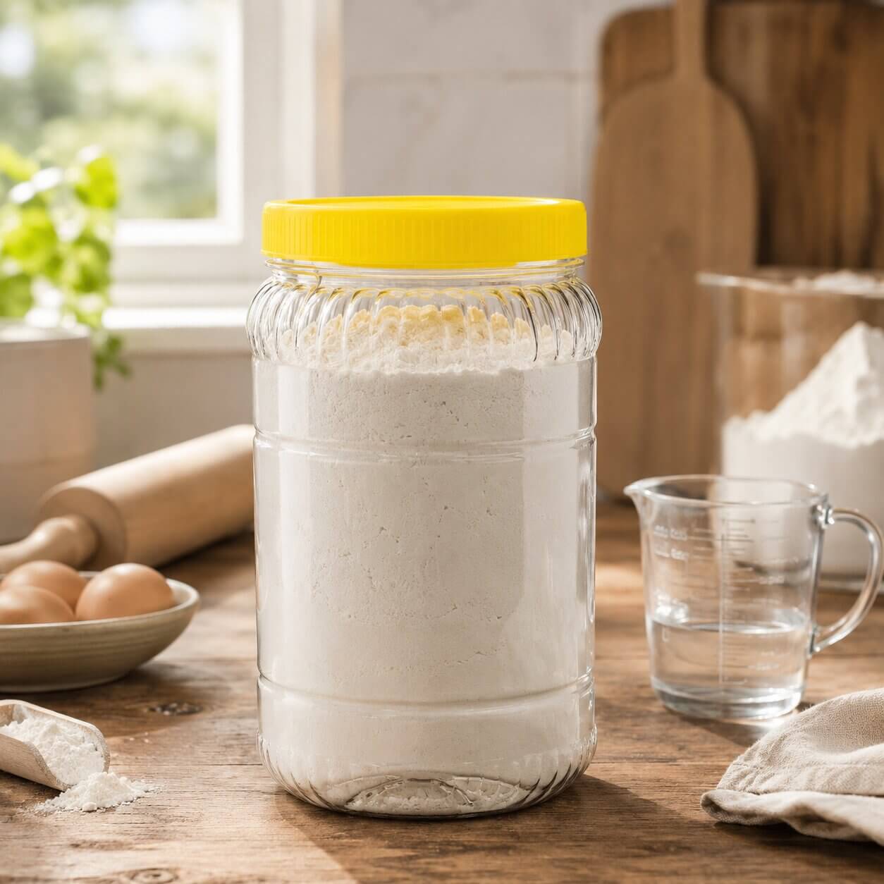 Słoik plastikowy 2L żółty
