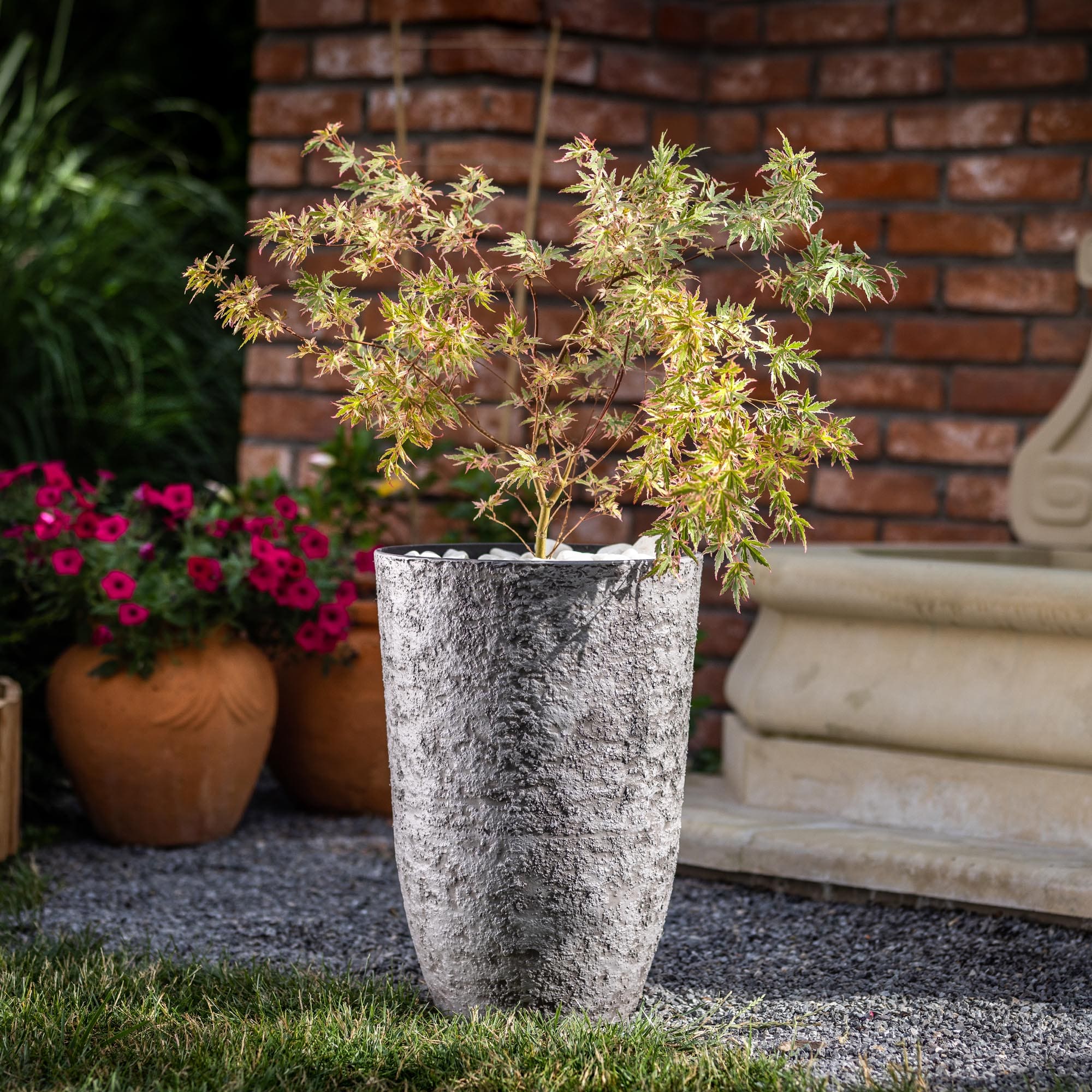 Donica Cloue 35 cm szara