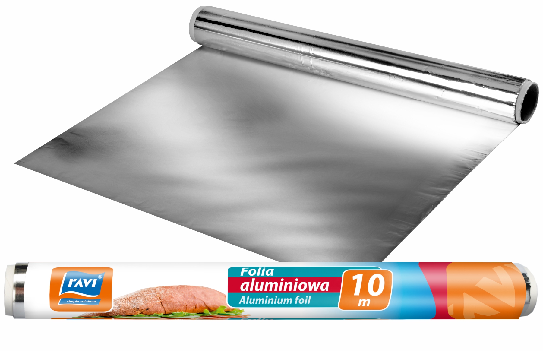Folia aluminiowa Ravi 10 m x 29 cm