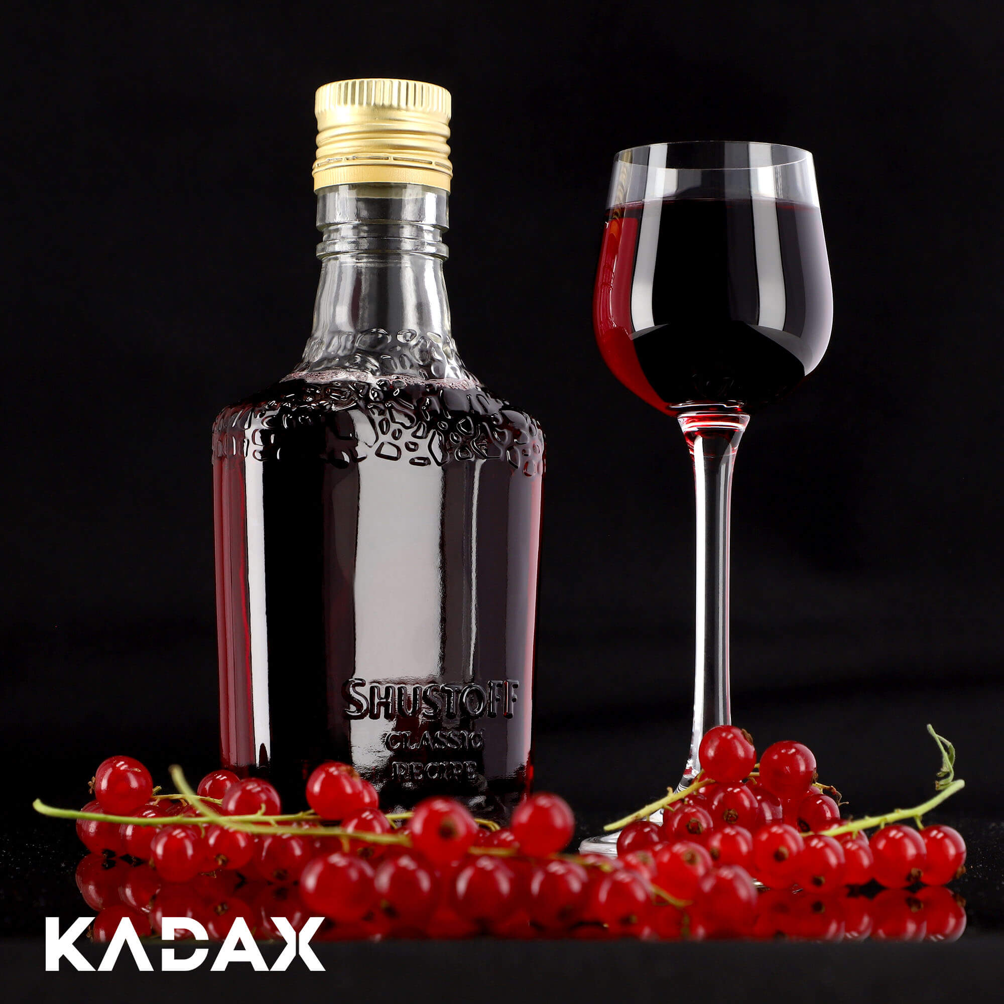 Butelka na nalewki z zakrętką Rumo 250 ml 6 szt.
