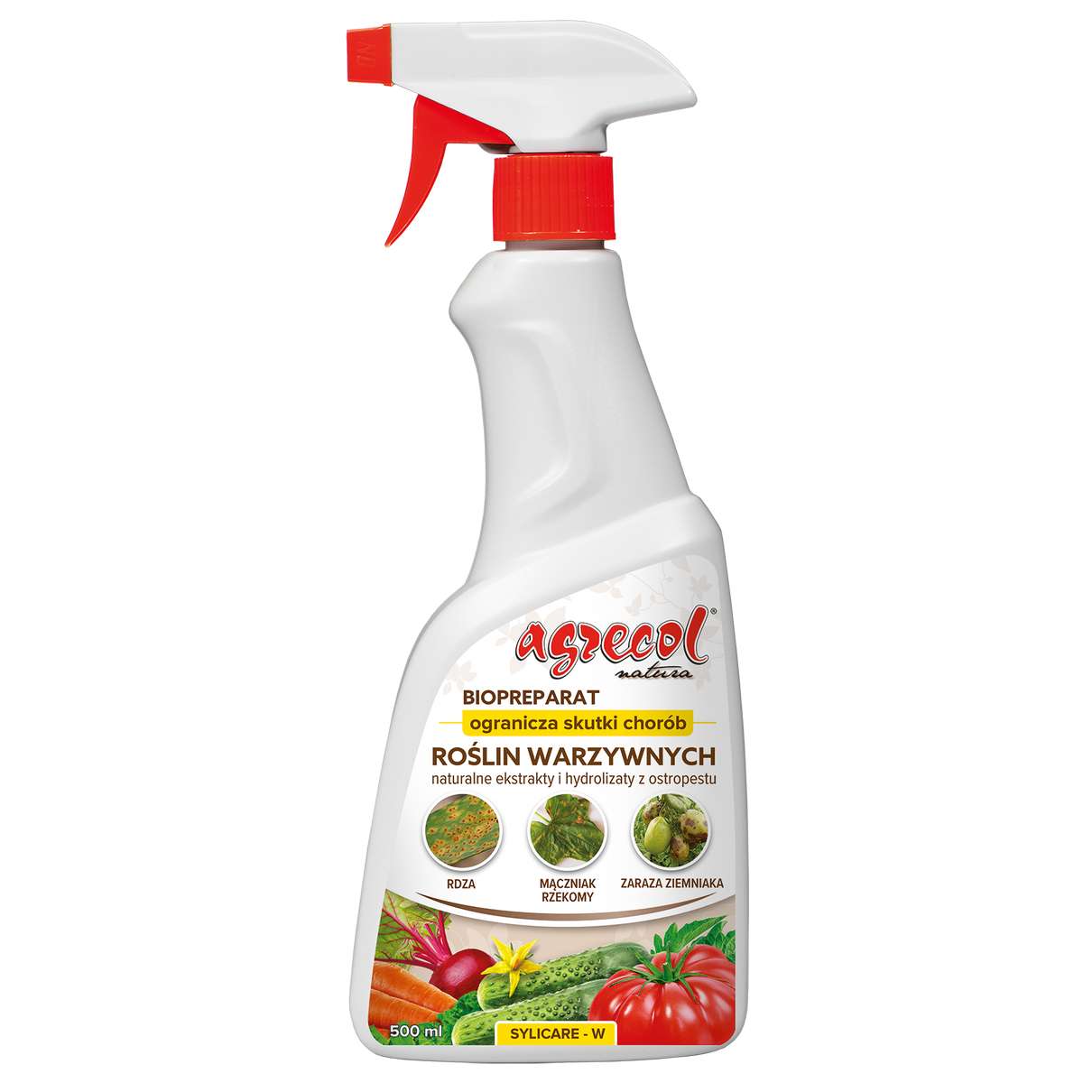 Agrecol Sylicare-W Preparat ograniczający skutki chorób na roślinach warzywnych 500ml