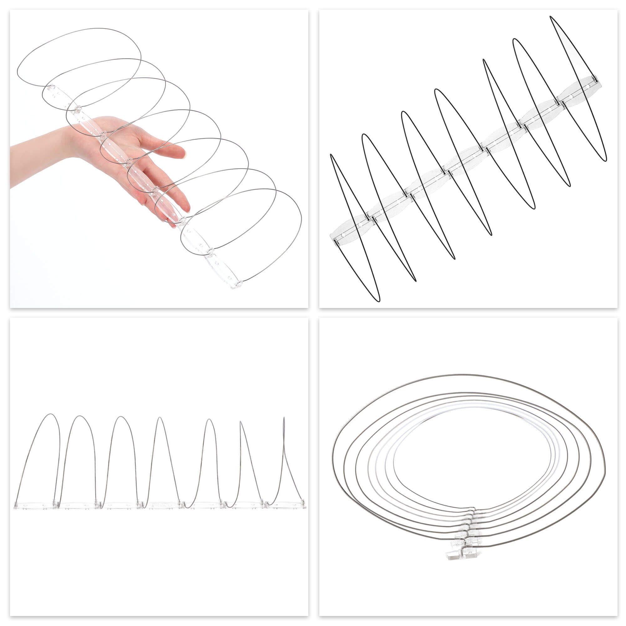 Spirale na ptaki 33 cm 9 szt.