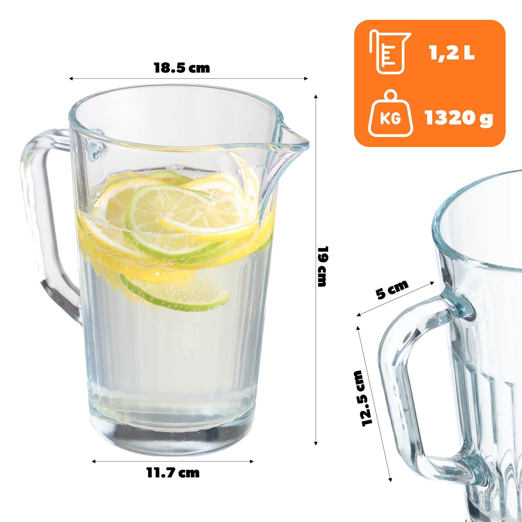 Dzbanek na wodę Verdi 1.2L