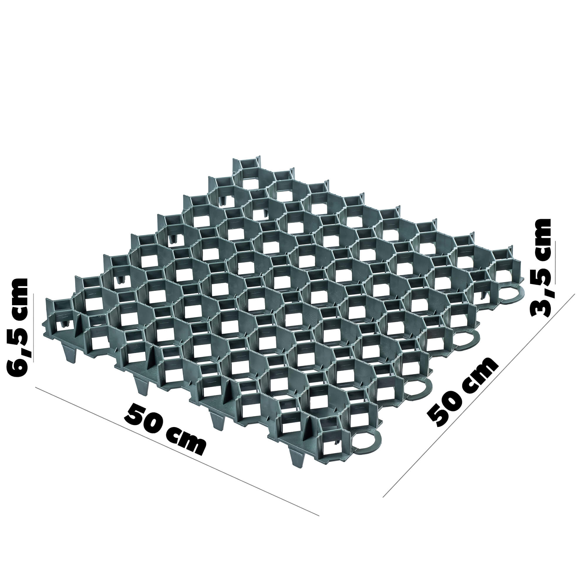 Kratka parkingowo-ogrodowa Forsa 50 x 50 cm 20 szt. 5 m² zielona