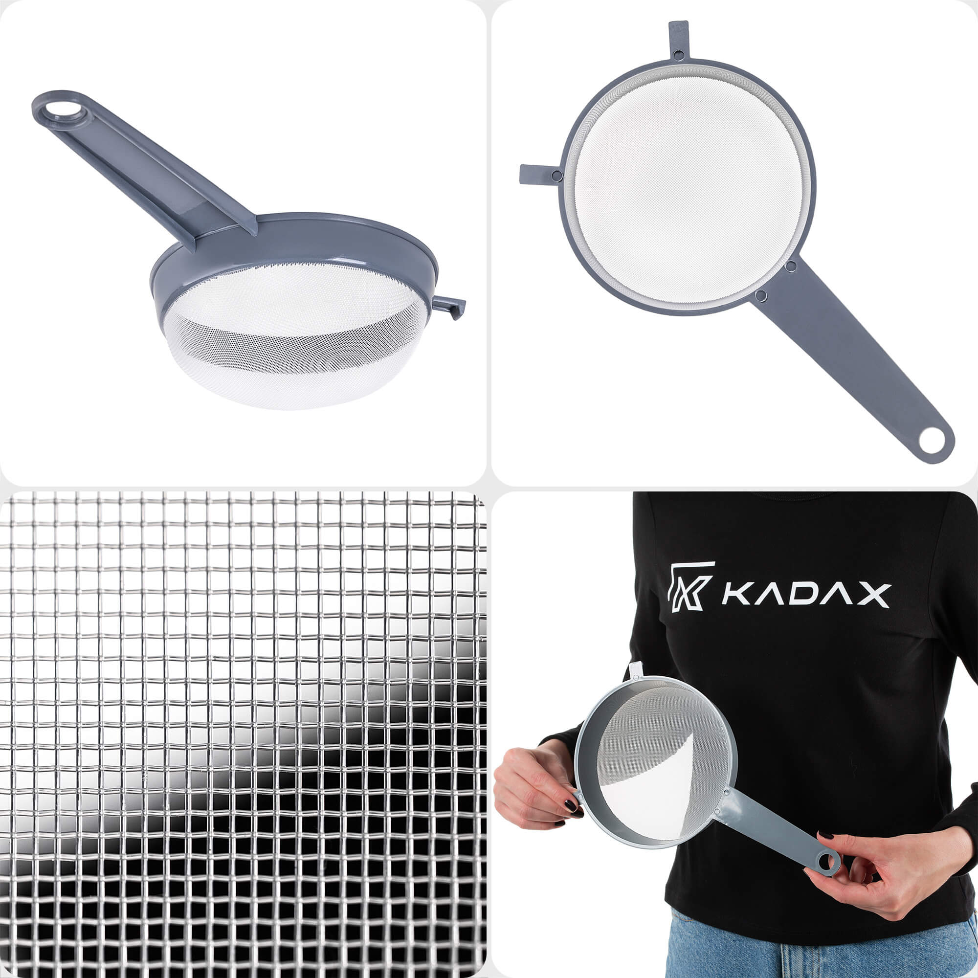 Sitko kuchenne Paludi 15 cm szare