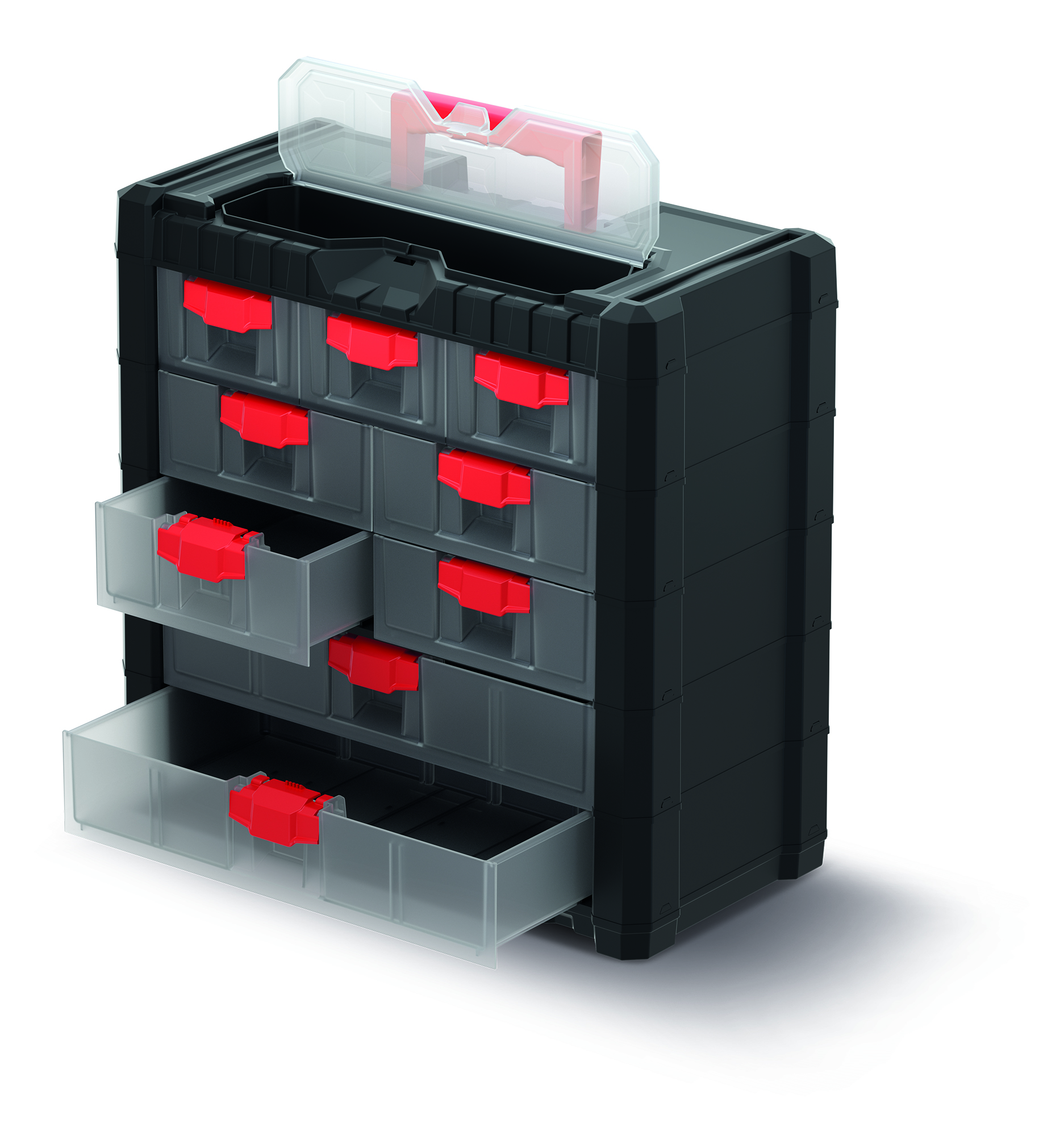 KISTENBERG Organizer narzędziowy Multicase Cargo 501 - KMC501 - czarny