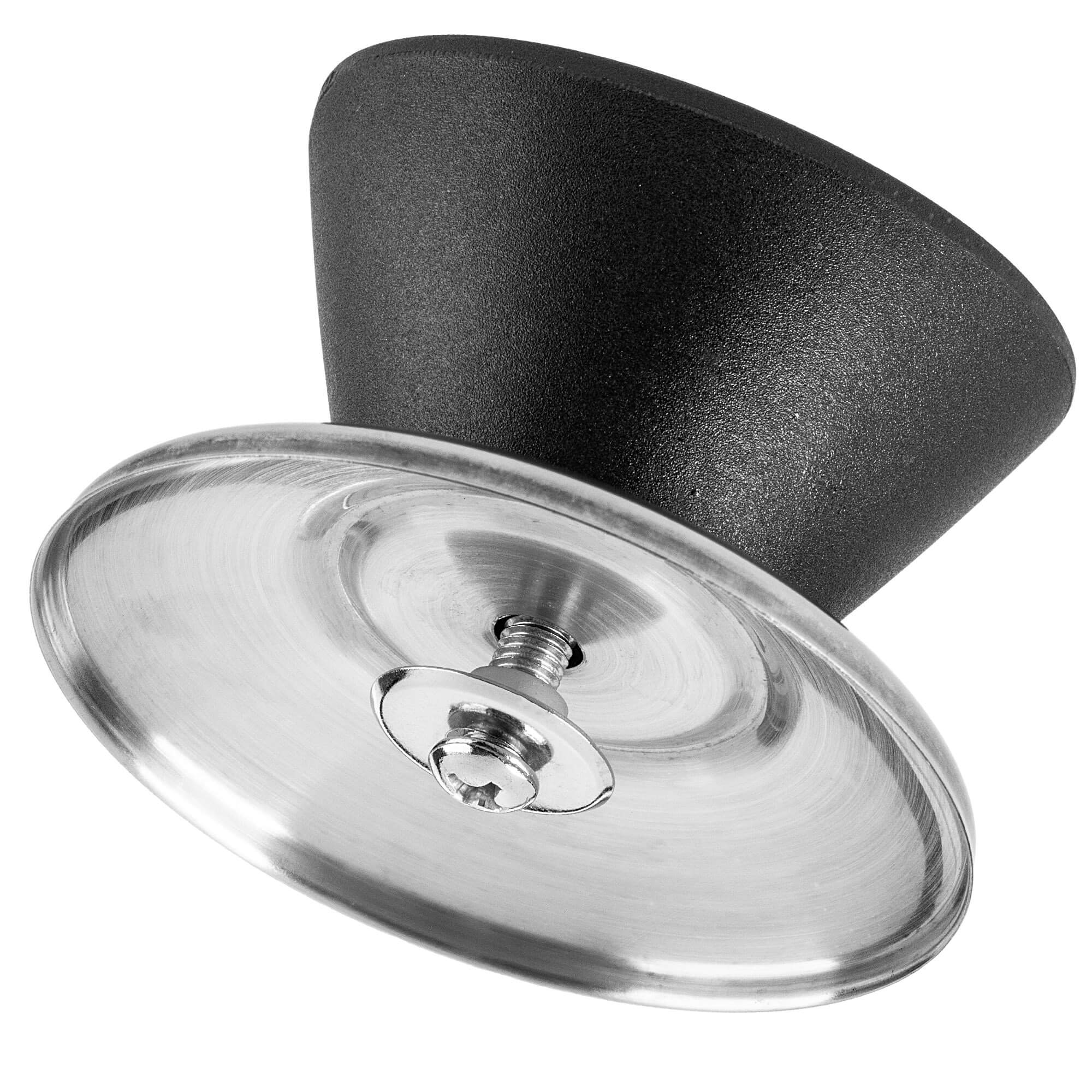 Pokrywa szklana multisize Aiola na garnek 20-24 cm z srebrno-czarnym uchwytem