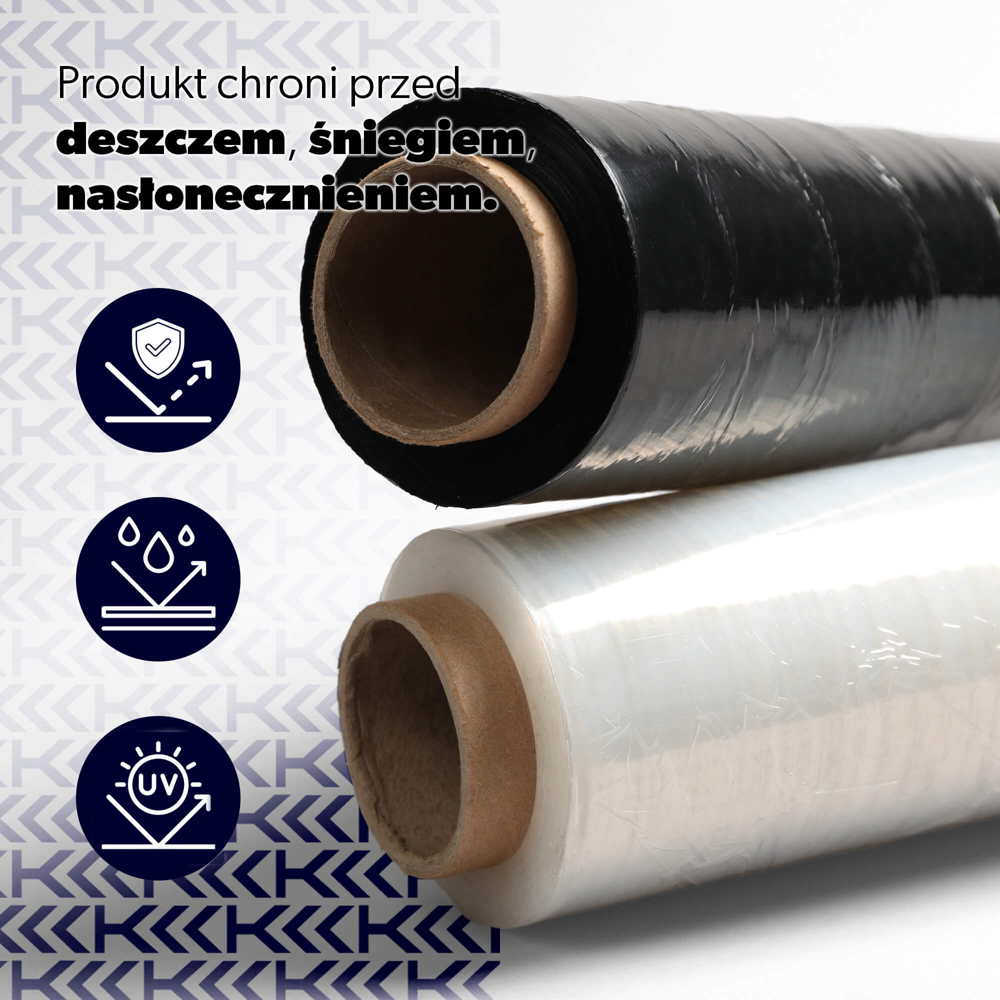 Folia stretch transparentna Chas 6 szt 300m