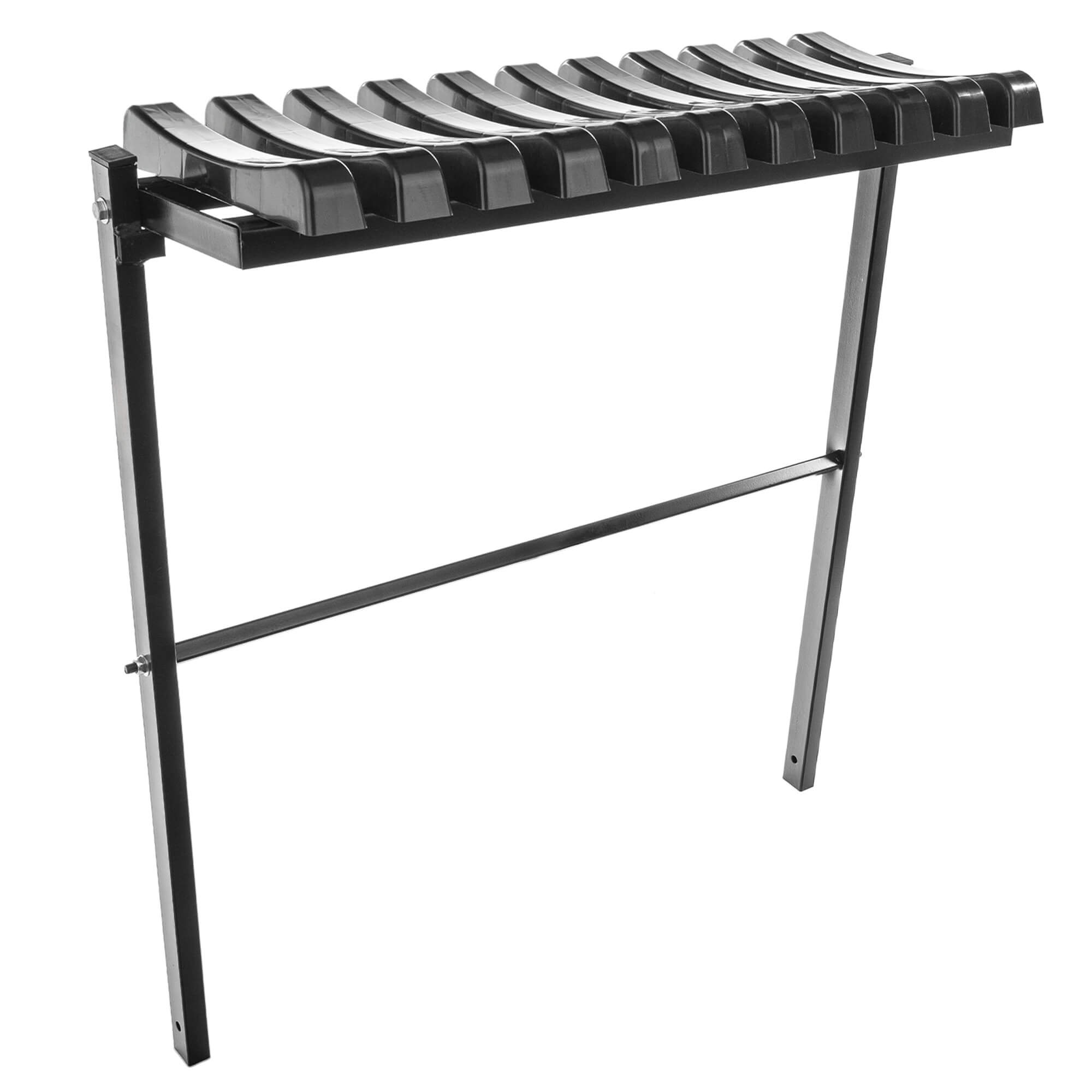 Ławka cmentarna składana Vernon 77x72,5cm czarna